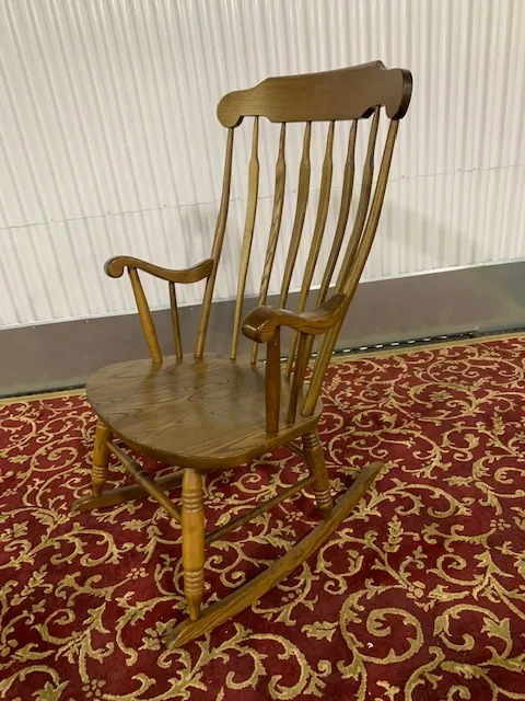 1940s Oak Rocking Chair by S Bent & Bros Gardener