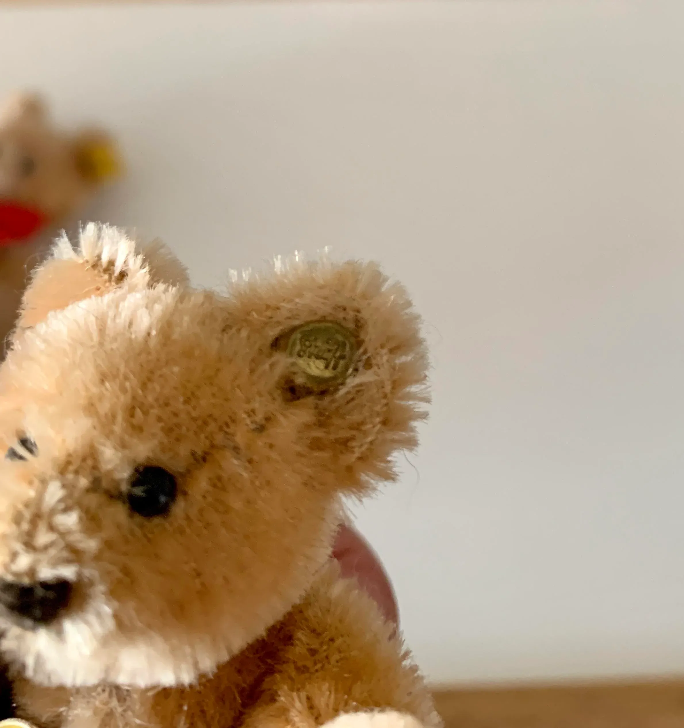 Vintage Original Steiff Jointed Teddy Bear Toy - Set 2 Baby Gift