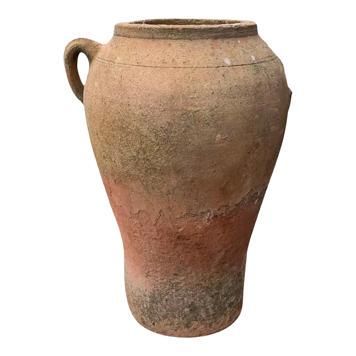 Antique Moroccan Terracotta Coastal Olive Jar Small Chairish