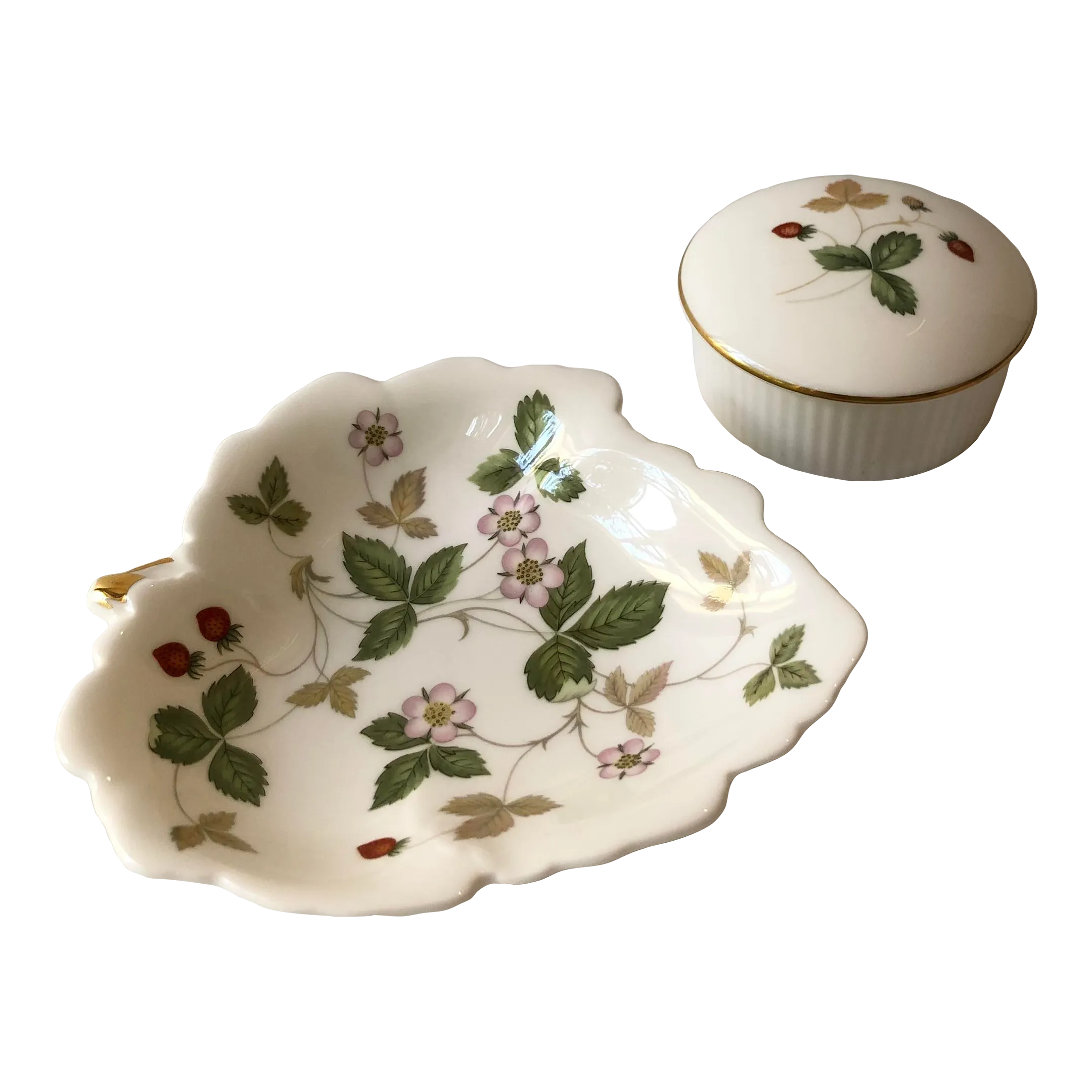 Wild Strawberry ケーキ皿 20.5㎝5枚セット wild strawberry