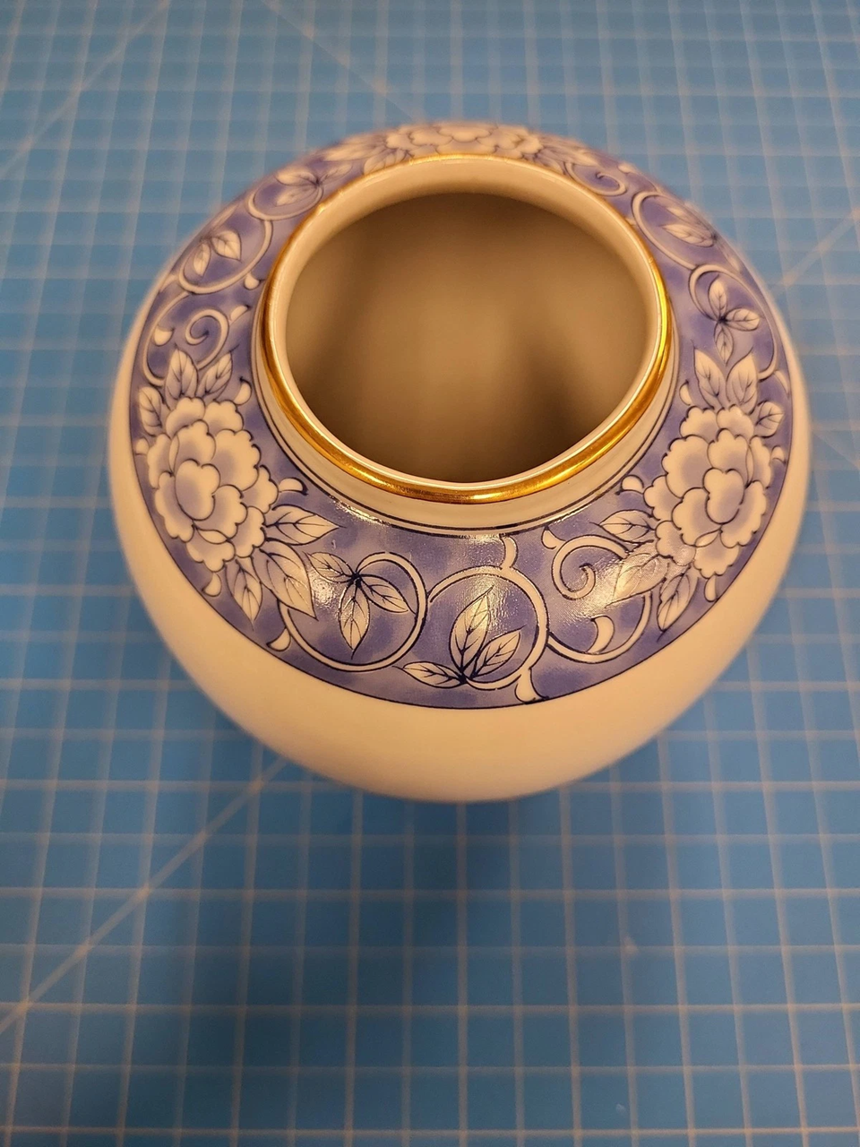 Vintage Tiffany & Co Floral Design Porcelain Japan Vase | Chairish