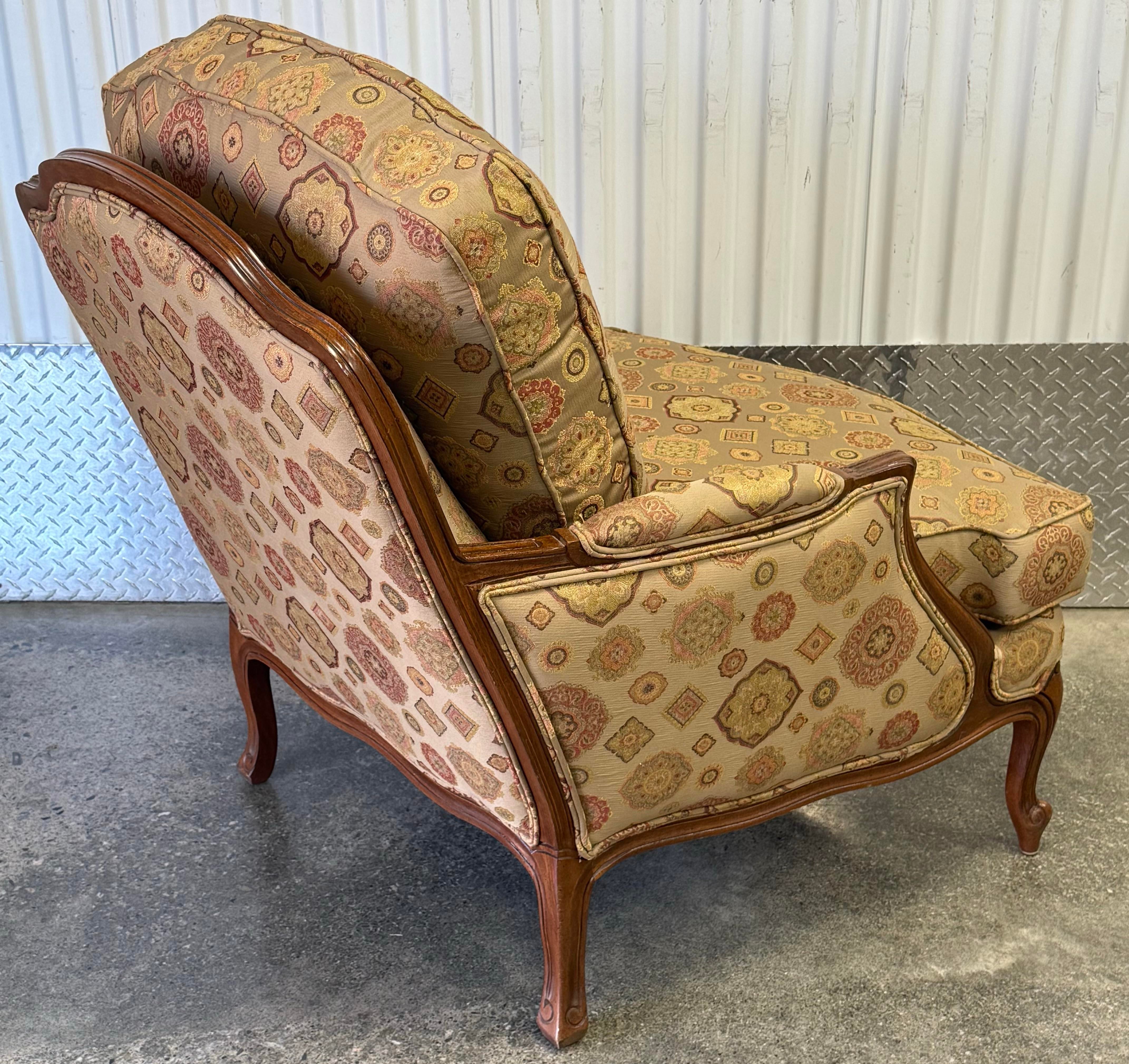 Ethan Allen Versailles French Bergere Chair | Chairish
