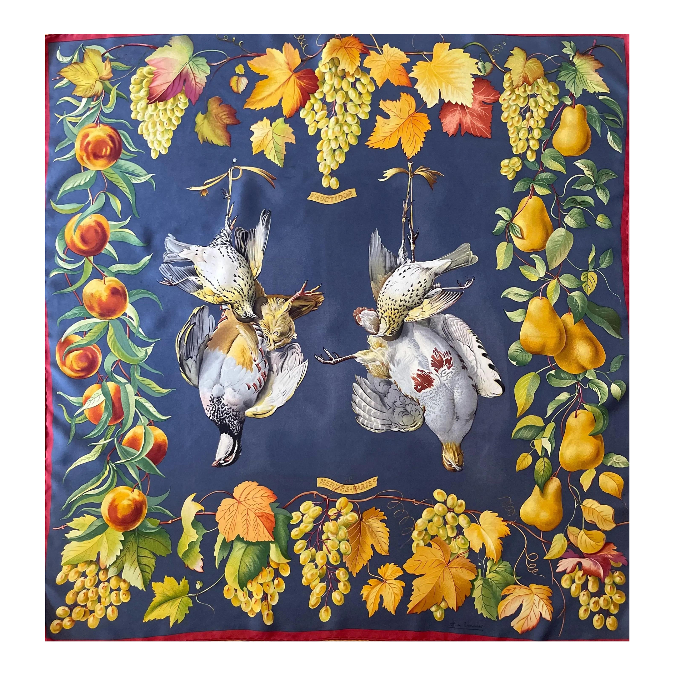 Hermès Silk Scarf “Fructidor” 1979 | Chairish