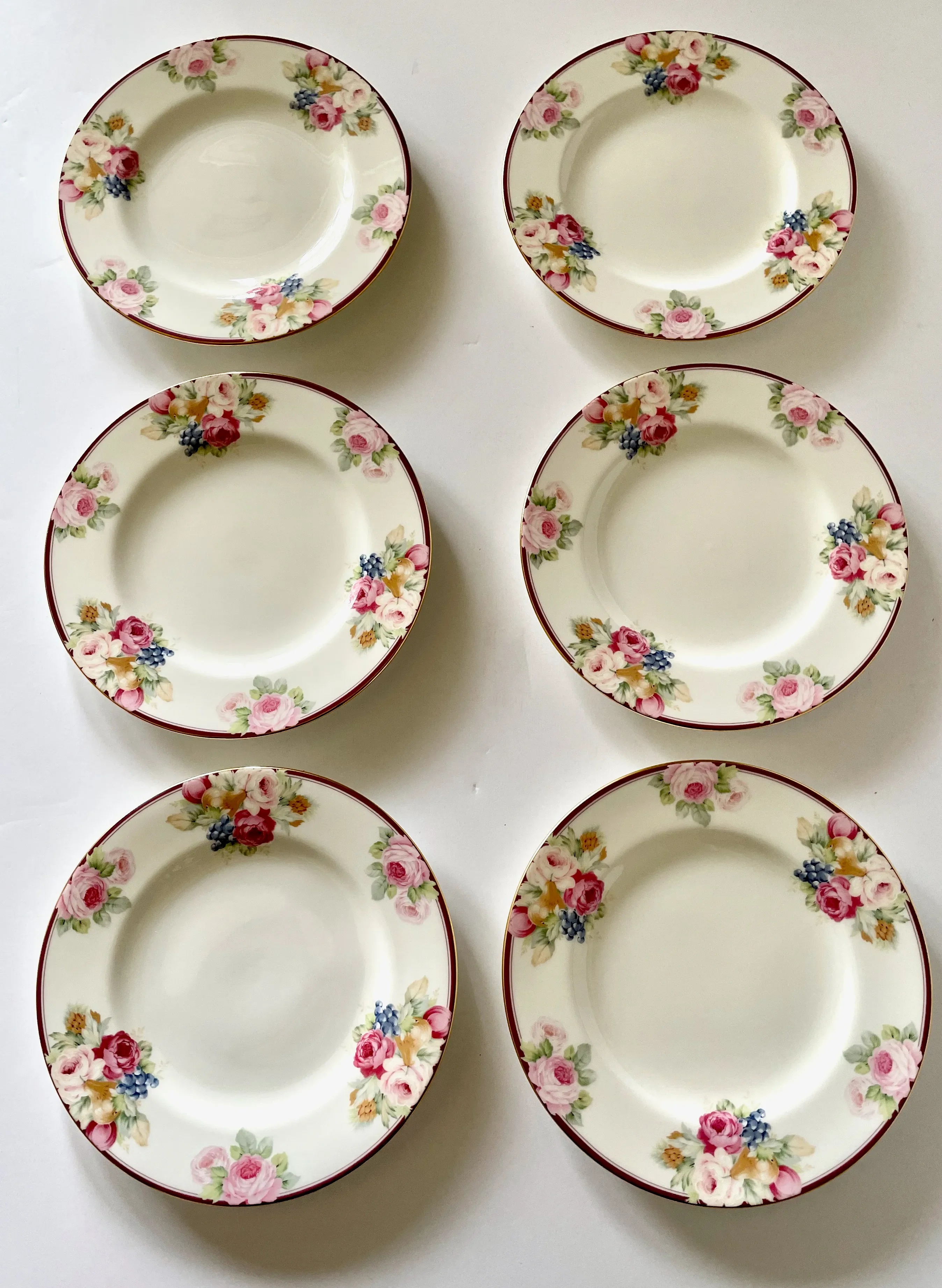 Mikasa Rosemead Bone China Salad Plate – Discontinued Pattern