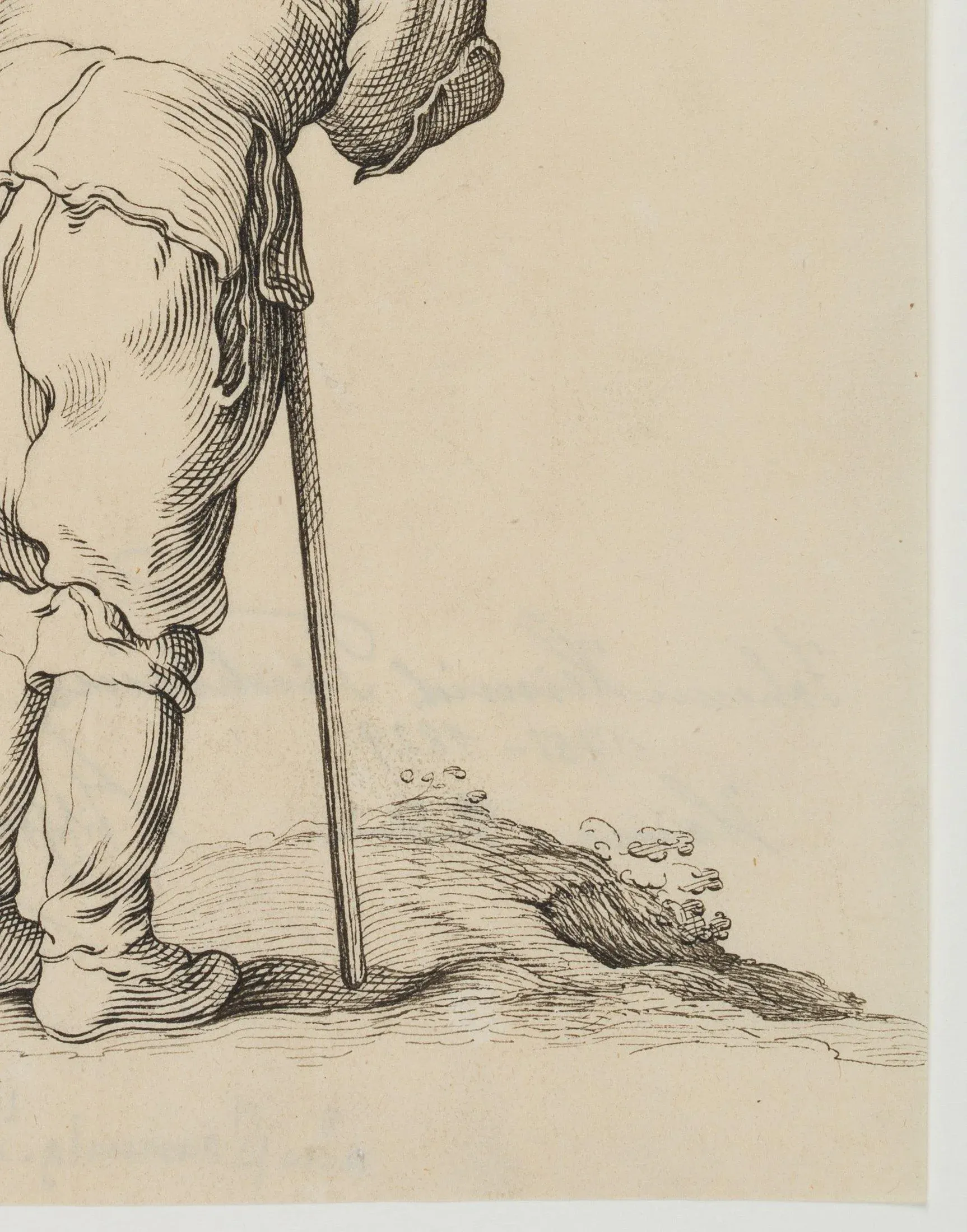 Johann Heinrich Wilhelm Tischbein, Shepherd with a Stick, 1790, Drawing