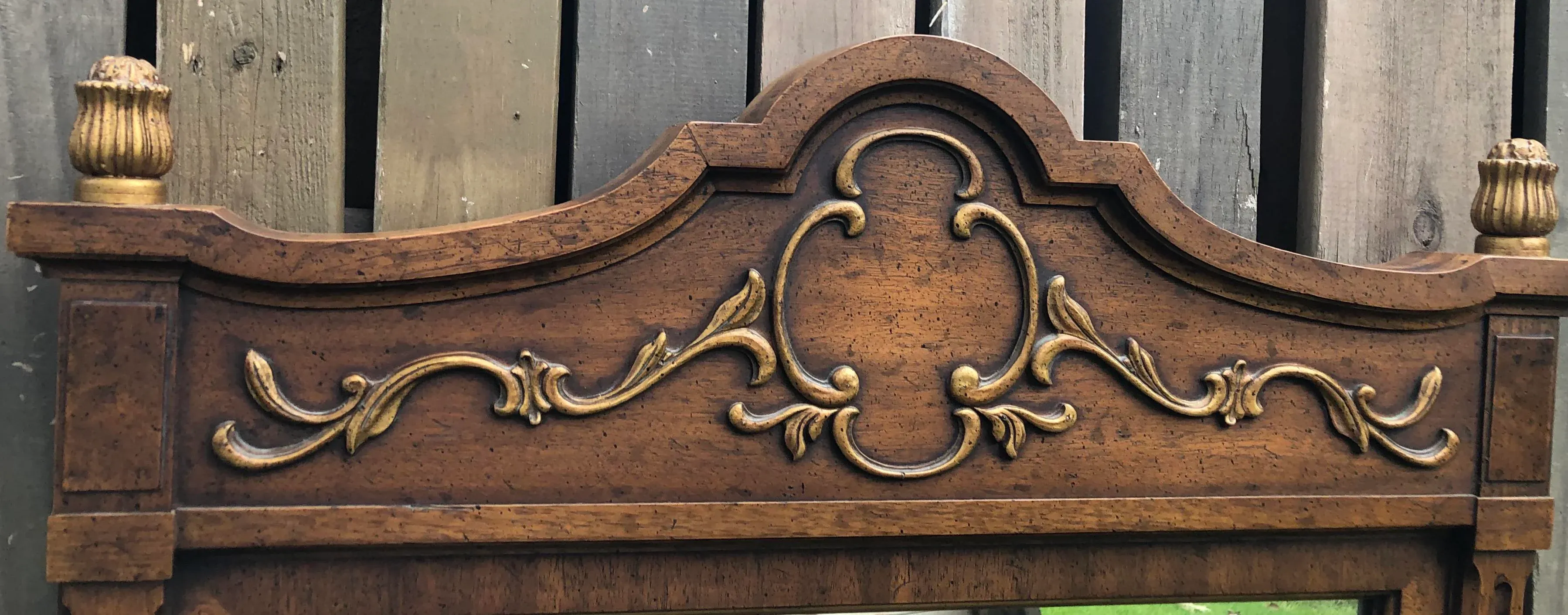 Vintage Mid 20th Century Drexel Heritage Walnut Mirror
