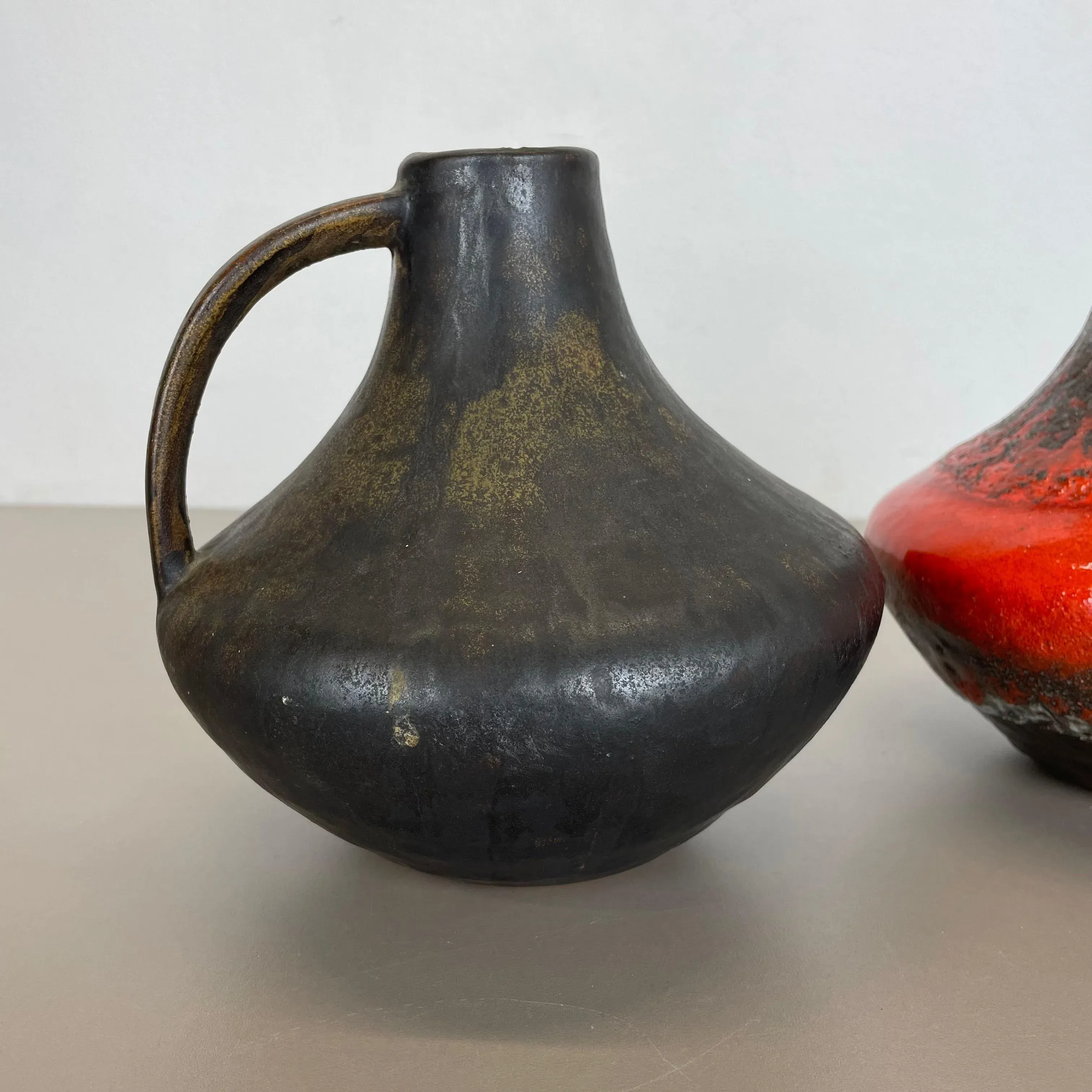 Heinz Siery Carstens Fat Lava花瓶 70s Fat Lava Ceramic Pottery