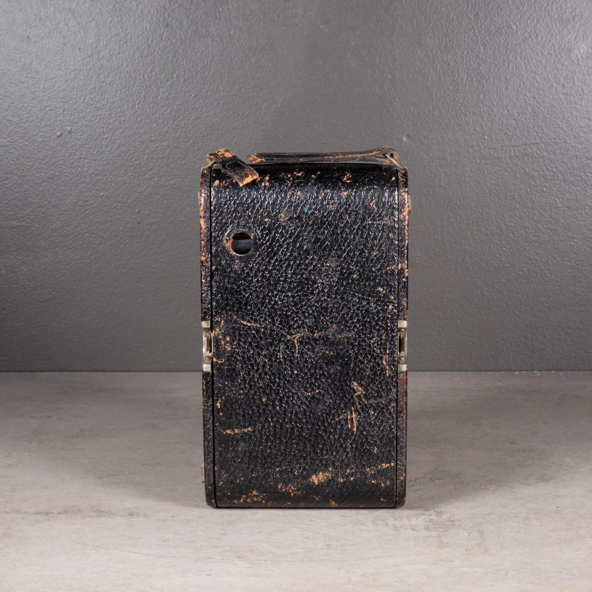 19世紀アンティーク★kodak初のセルフケース式フォールディングカメラ4×5★ Vintage Kodak Antique Folding Camera in Original Leather