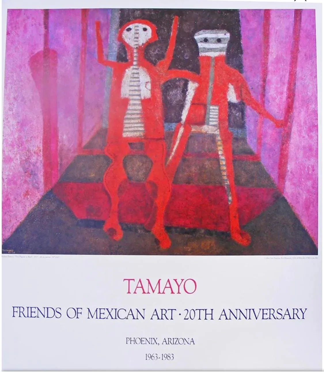 Rufino Tamayo 画集 1983 Original Rufino Tamayo Mexican Art Exhibition Poster
