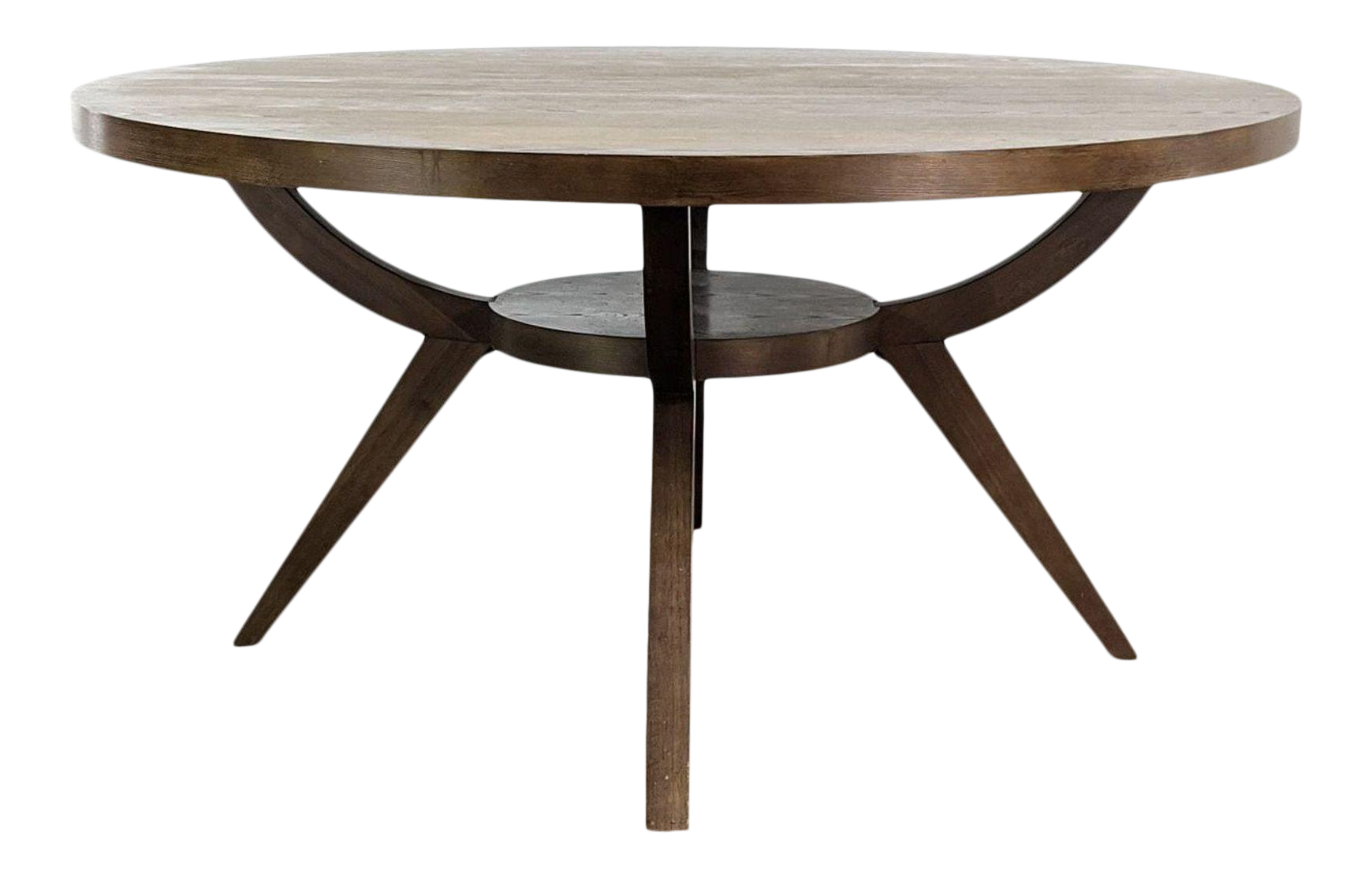 West Elm Arc Base Pedestal Dining Table Chairish