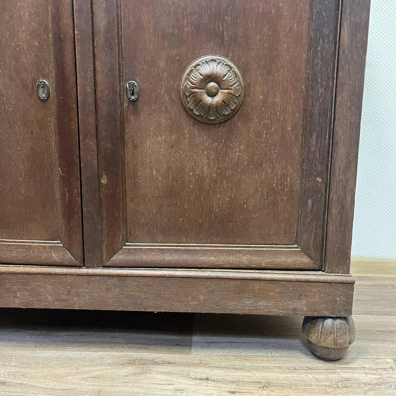 Art Nouveau Wood Buffet