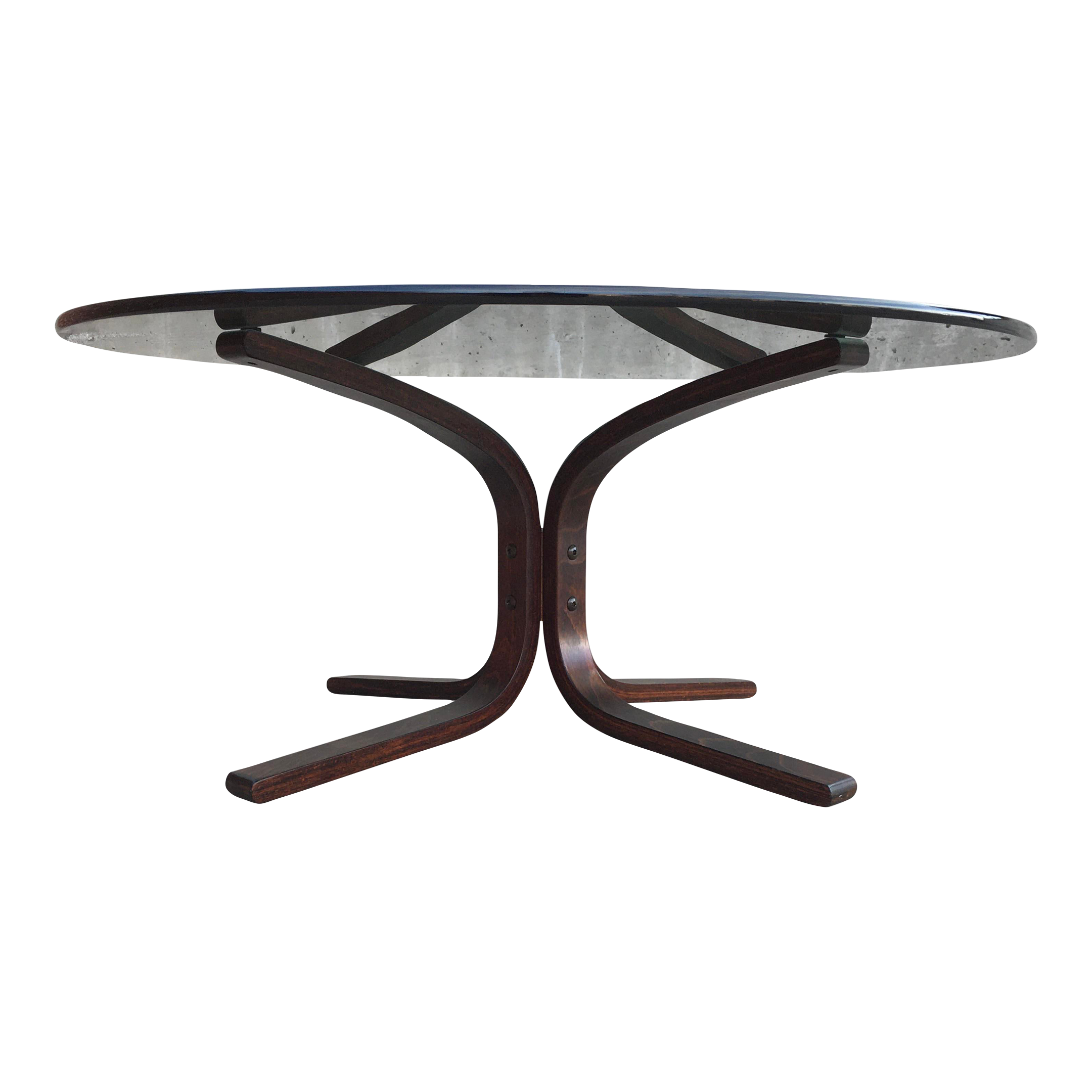 Scandinavian Modern Bentwood “Siesta” Coffee Table Ingmar Relling