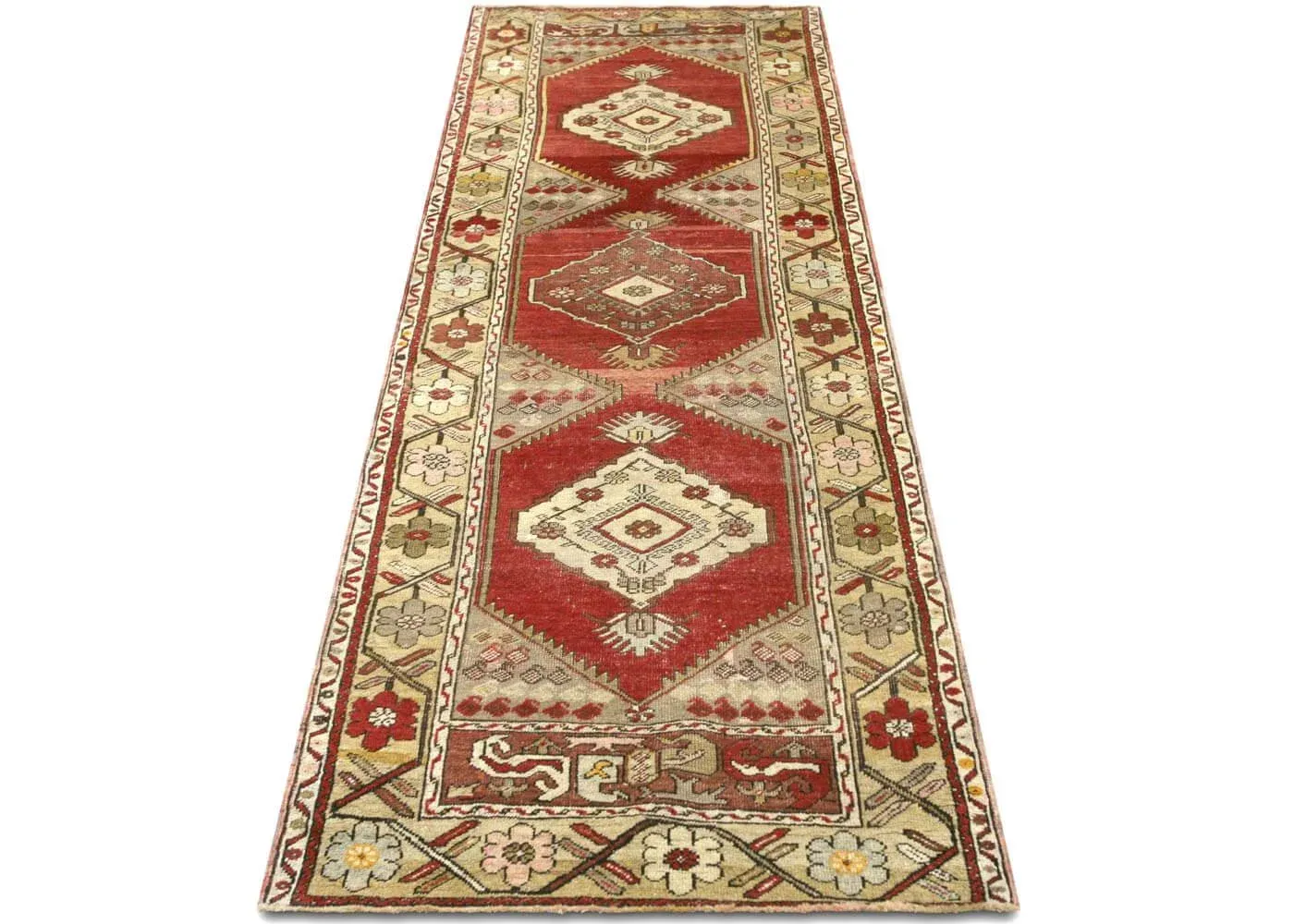 1960s Turkish Oushak Runner