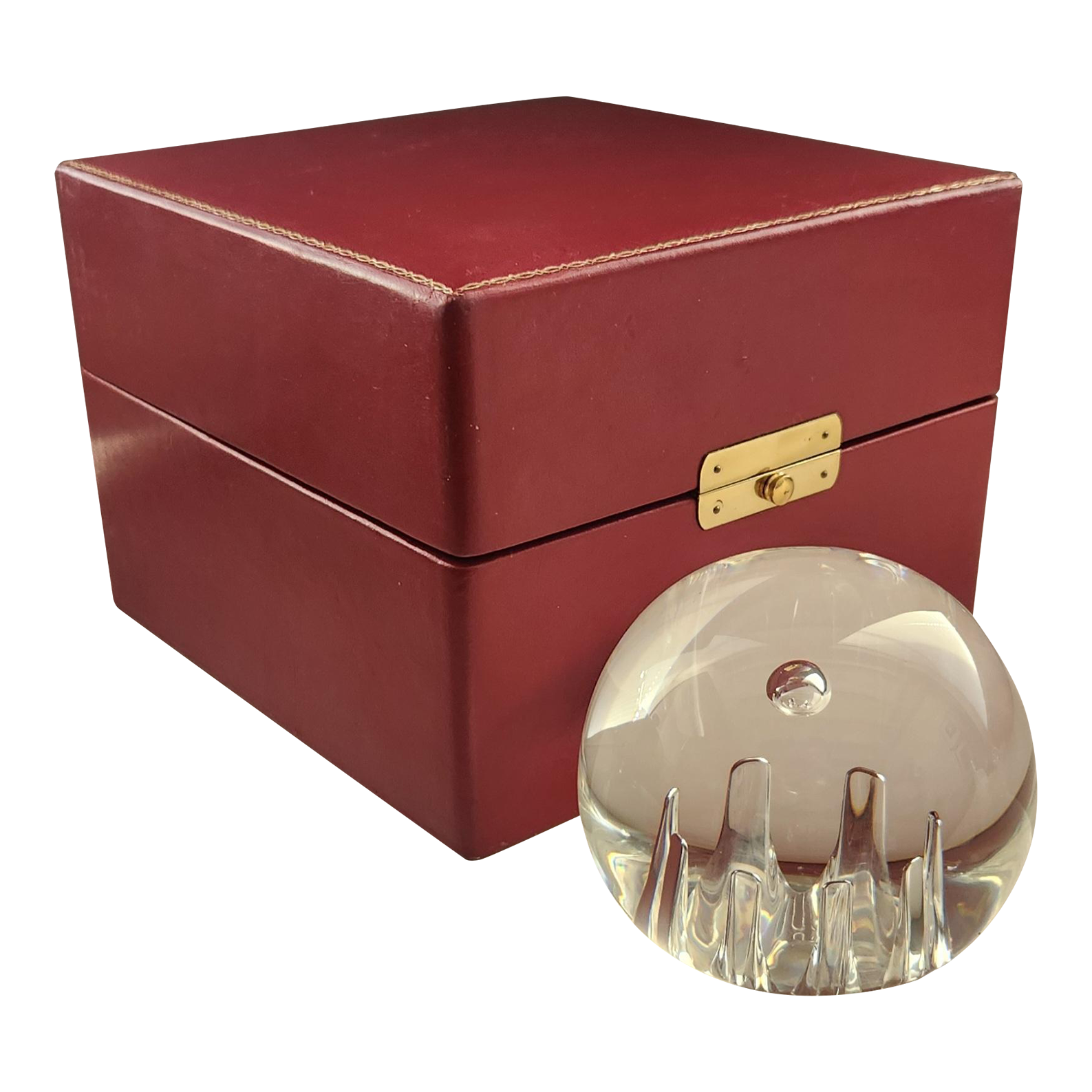 1980s Steuben Glass Sphere of Power #1106 | Chairish