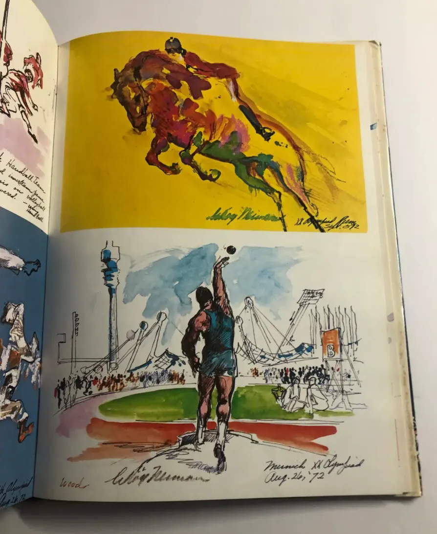 Signed Leroy Neiman Art and Lifestyle Book