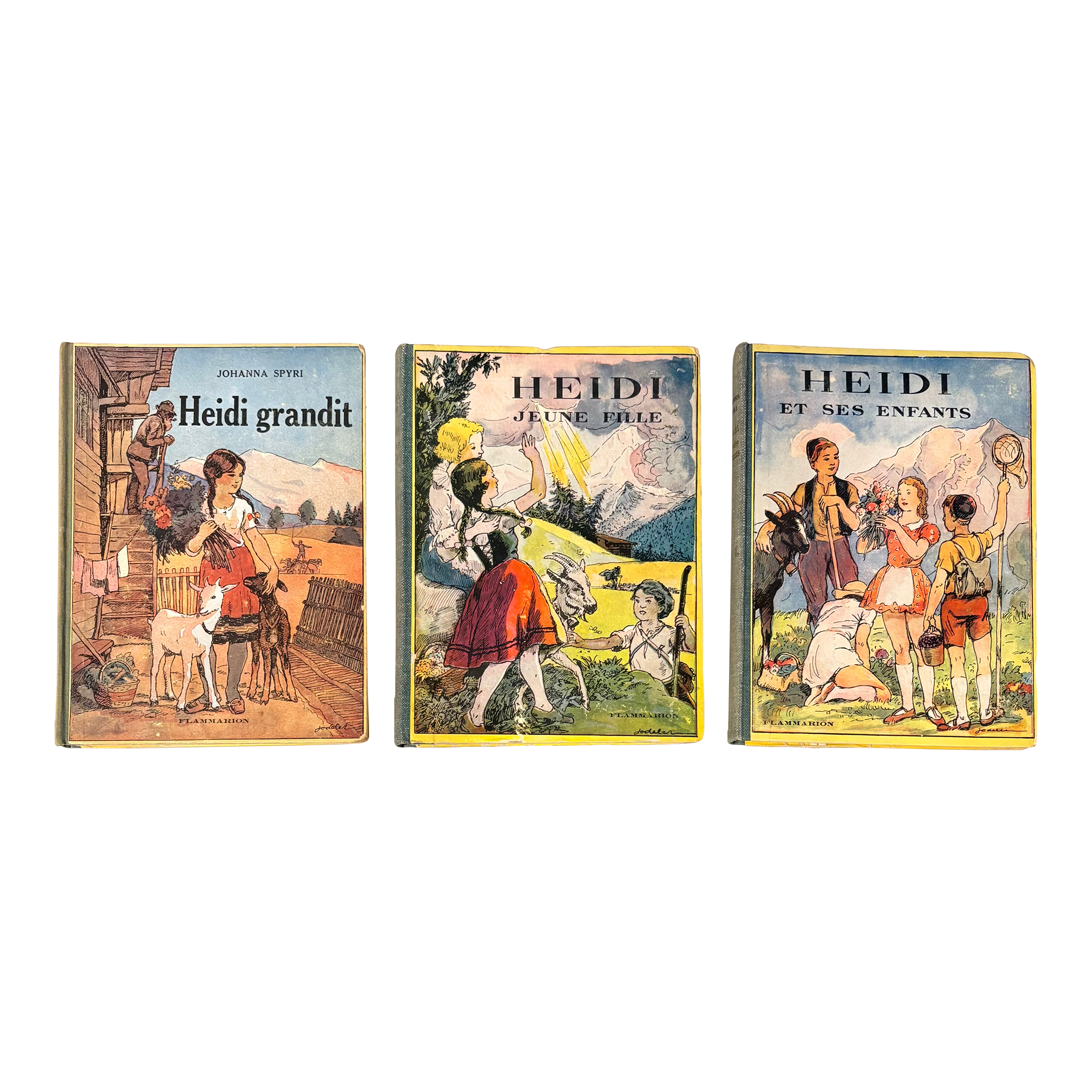 1950's French Language Edition of Johanna Spyri's Classic Heidi