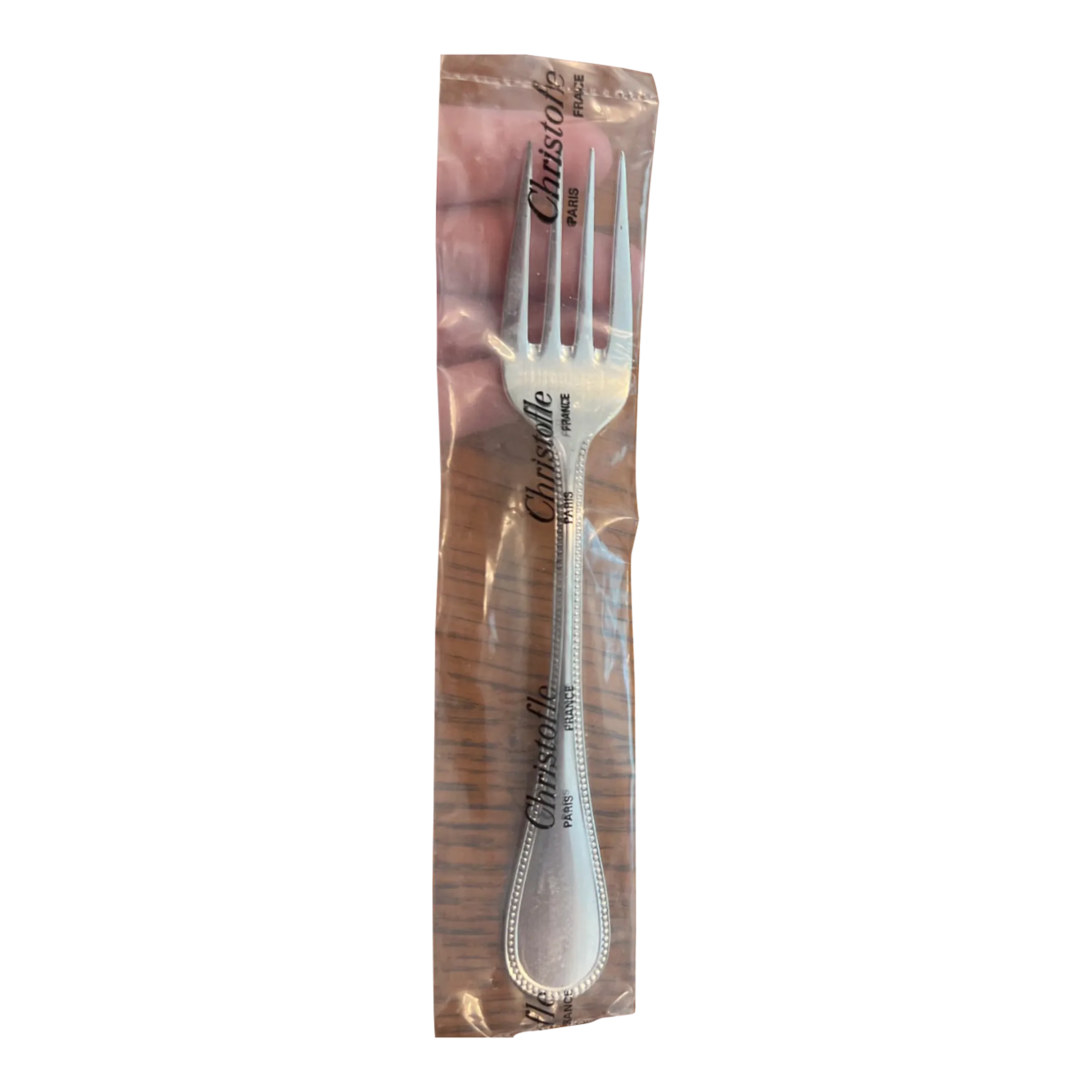 Christfle SALAD FORK & SPOON PERLES 【公式通販】