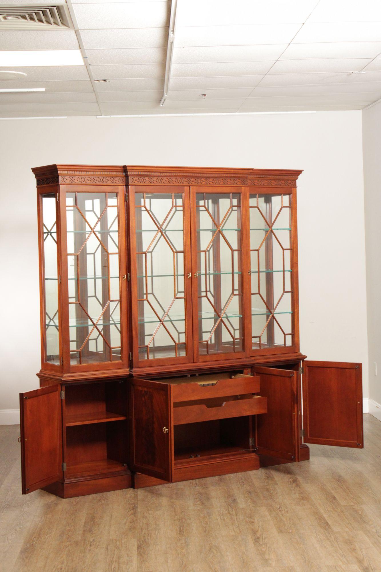 チャイナヴィンテージ家具 SOLD - ETHAN ALLEN 18th Century Chippendale Inlaid Mahogany