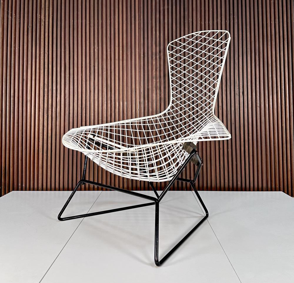 Early Edition Model Diamond 423 High Back Bird Chair by Harry Bertoia for Knoll International, USA, 1952