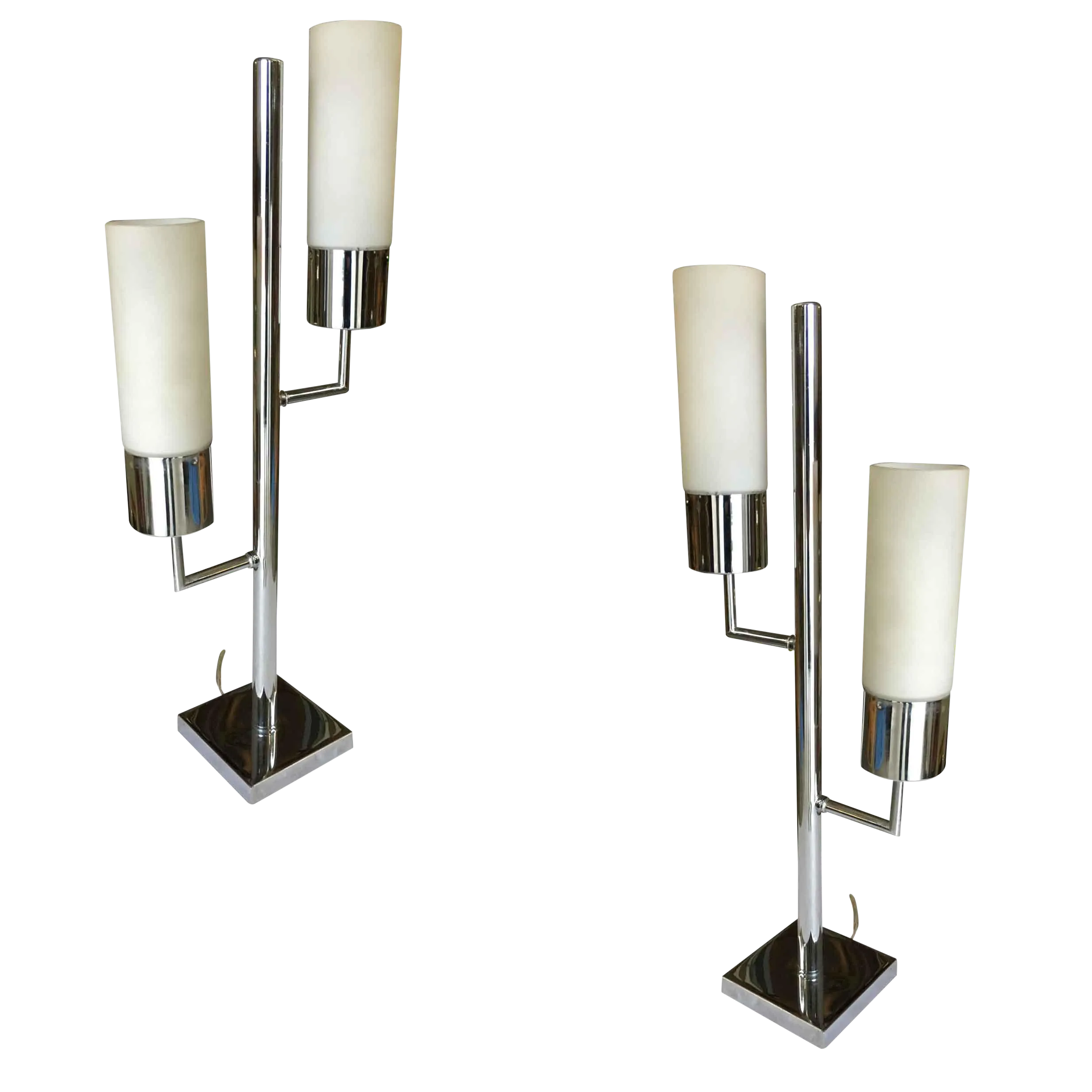 twin candle desk lamp