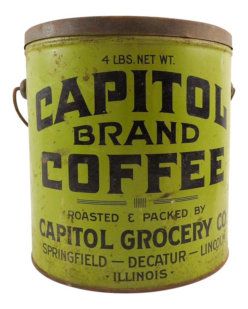 Download Antique Capitol Coffee Tin Chairish