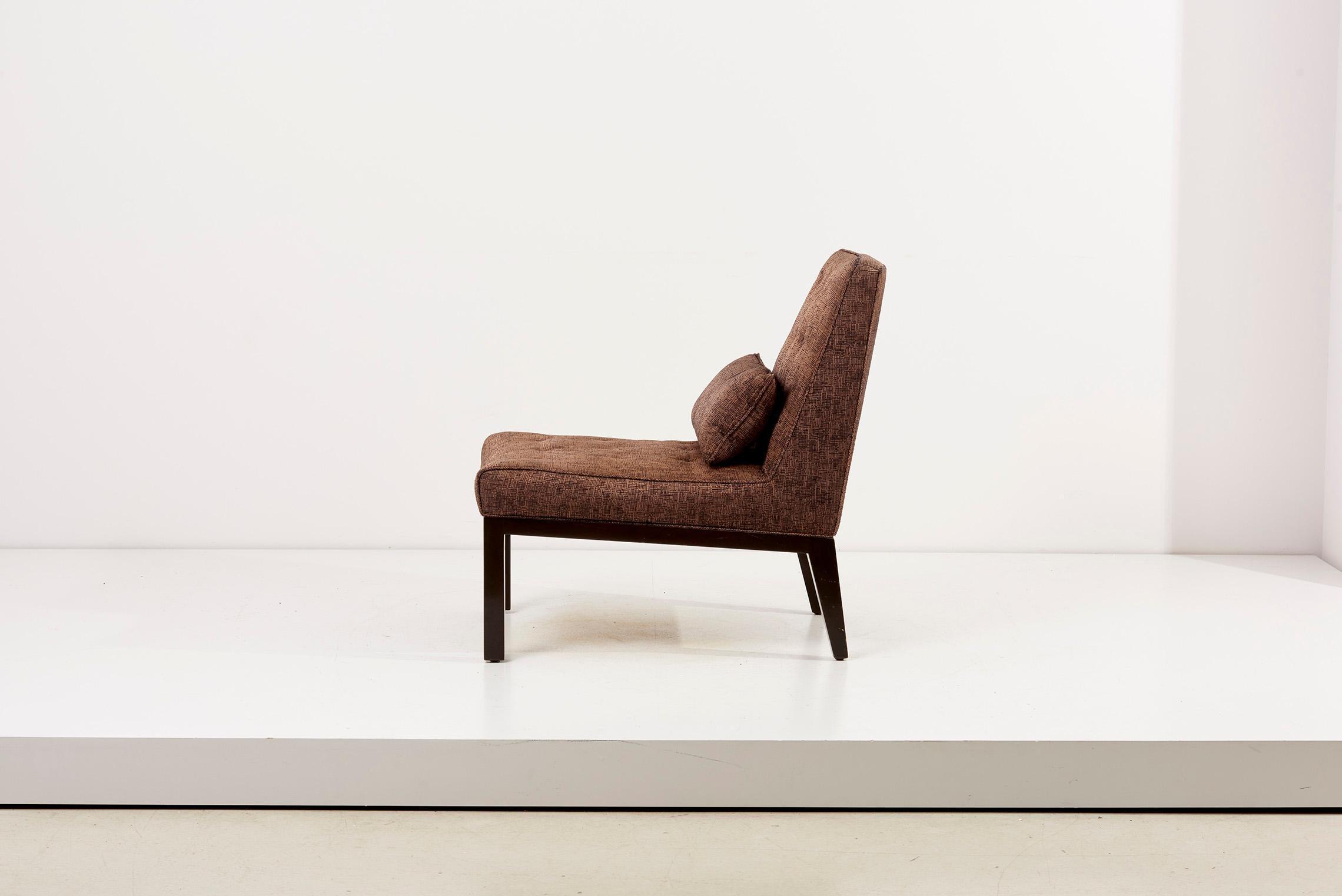 Set of Lounge Chair with Ottoman by Edward Wormley for Dunbar, USA, 1960s