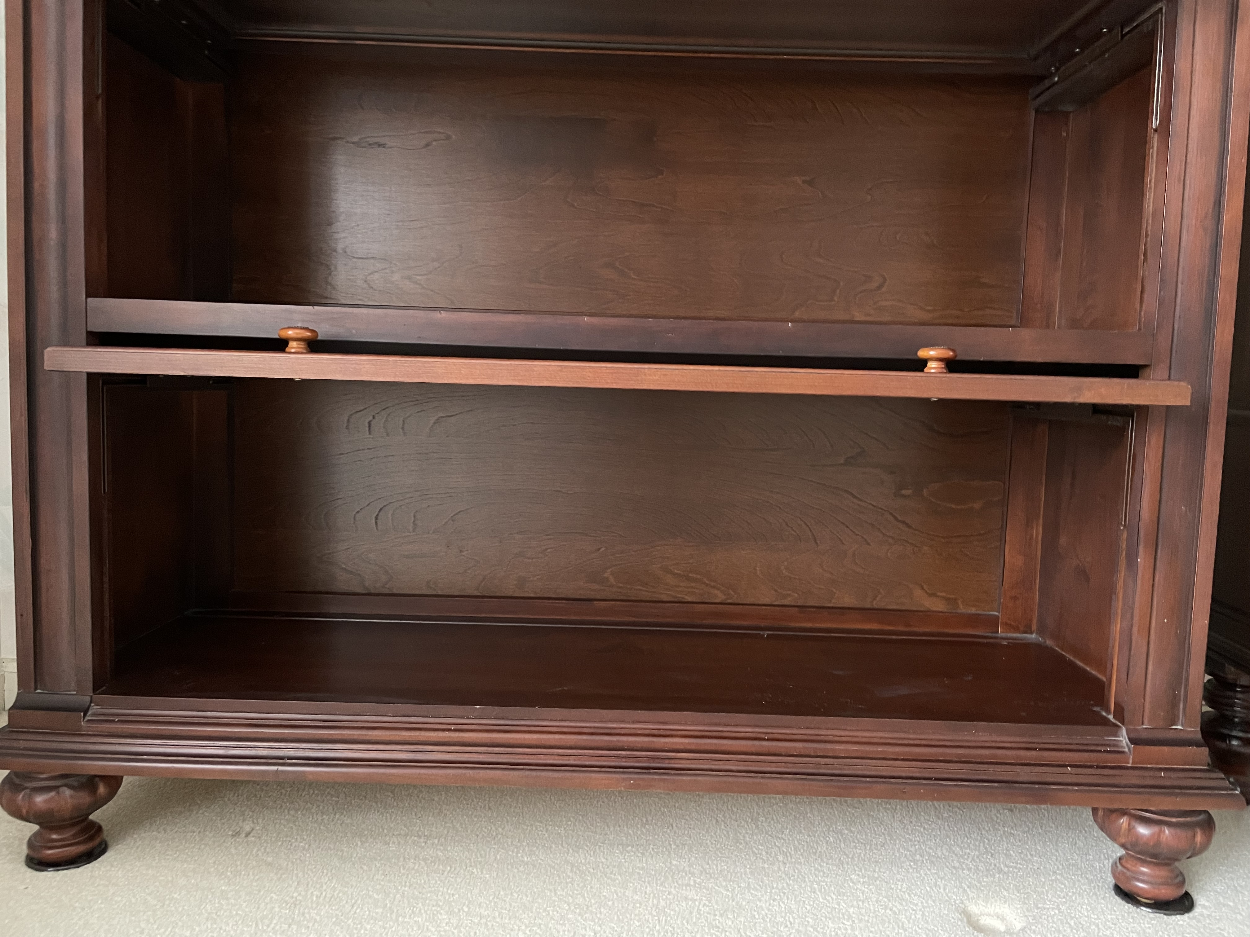 1990s Ethan Allen British Classics Barrister Bookcase Chairish