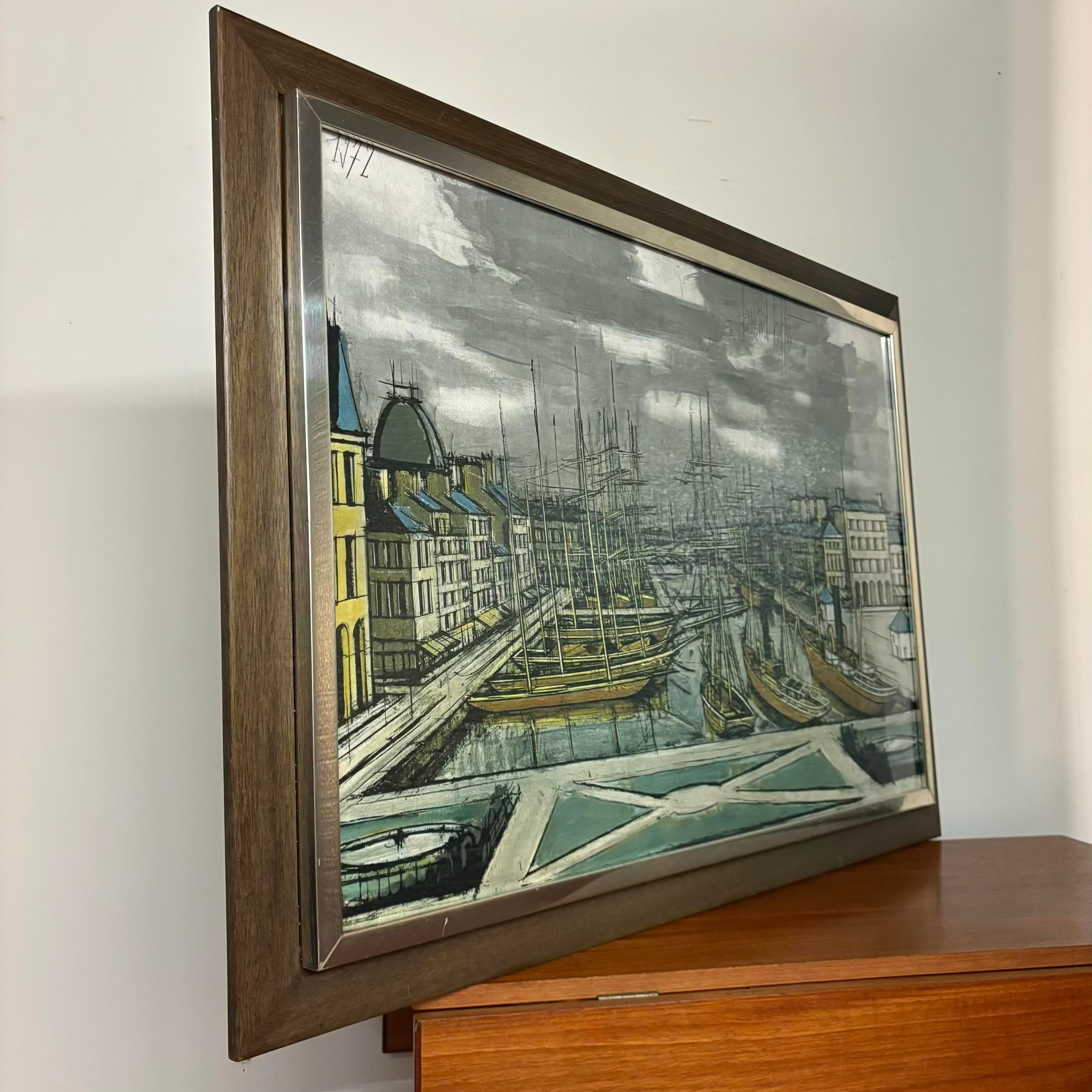 ベルナール・ビュッフェ、Le Havre,le bassin de commer ベルナール・ビュッフェ、Le Havre,le bassin de commer - メルカリ