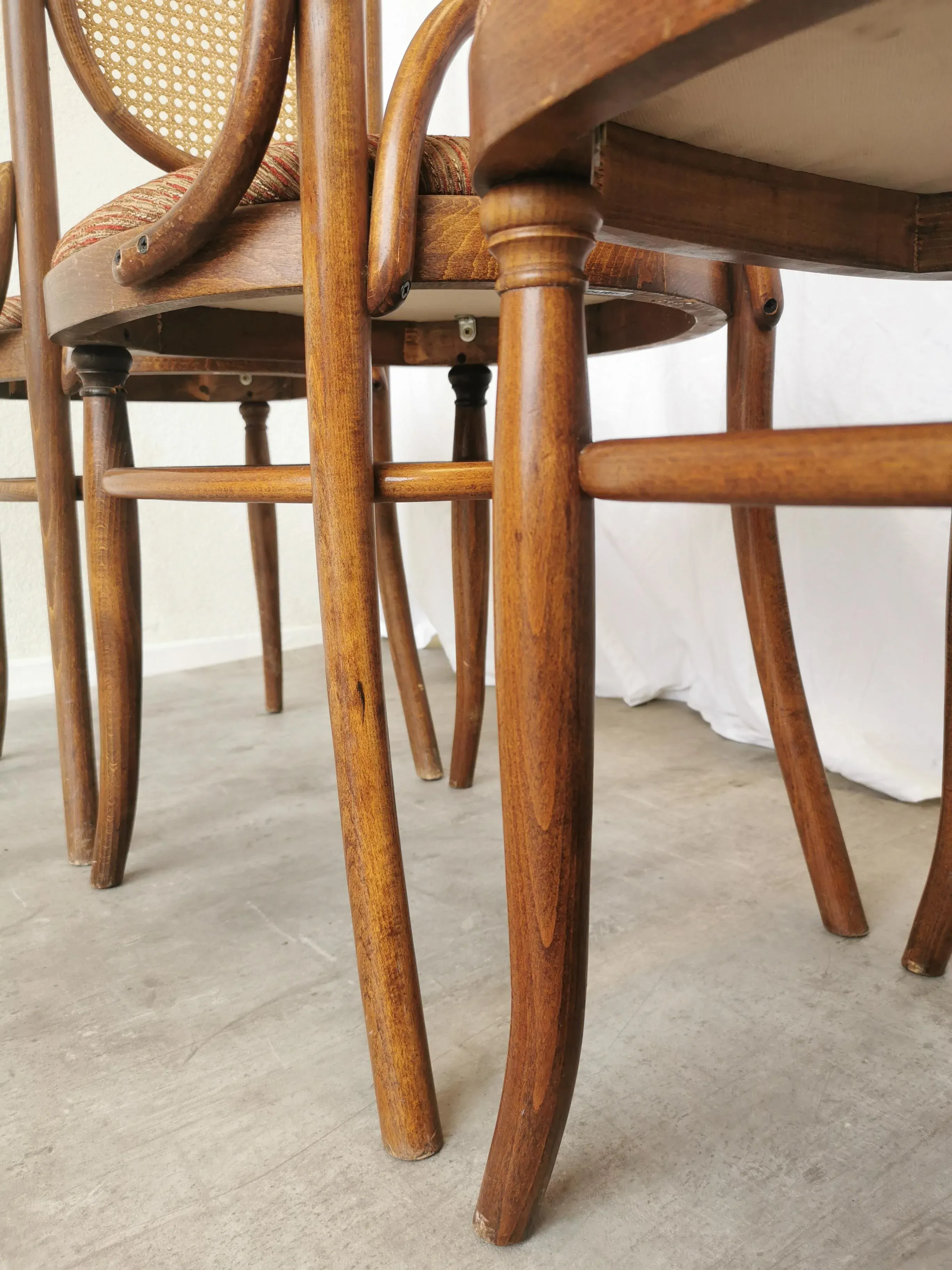 EA7 Emporio Armani Black SandalsVintage Bentwood Dining Chairs, 1970s, Set of 4
