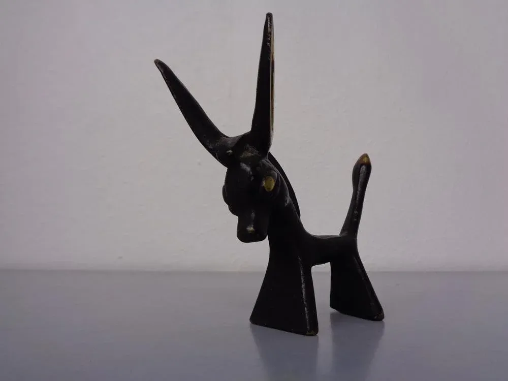 Brass Donkey by Walter Bosse, 1950s