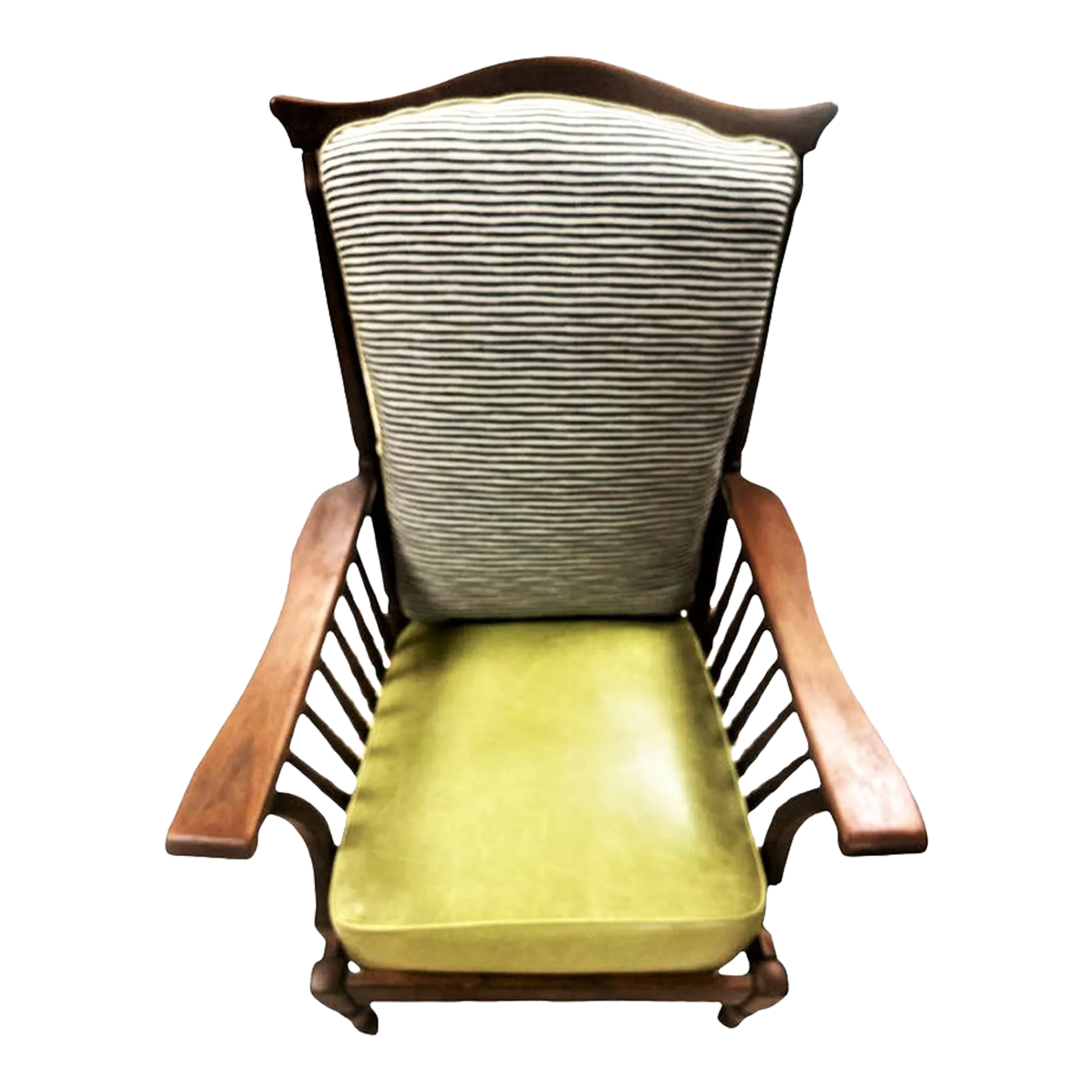 Stickley Brothers Signed Antique Maple Windsor Chair With Seat and Back Cushions - Grand Rapids - 1920s