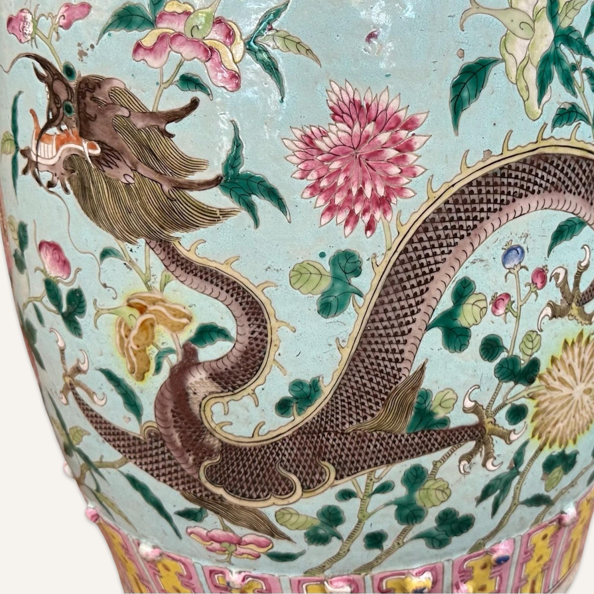 ꧁蝶よ花よ..恋桜.*ೄ ❀´-꧂ 専用✨calling❣️皇✨ 19th Century Porcelain Qing Dynasty Famille Rose Garden Stool