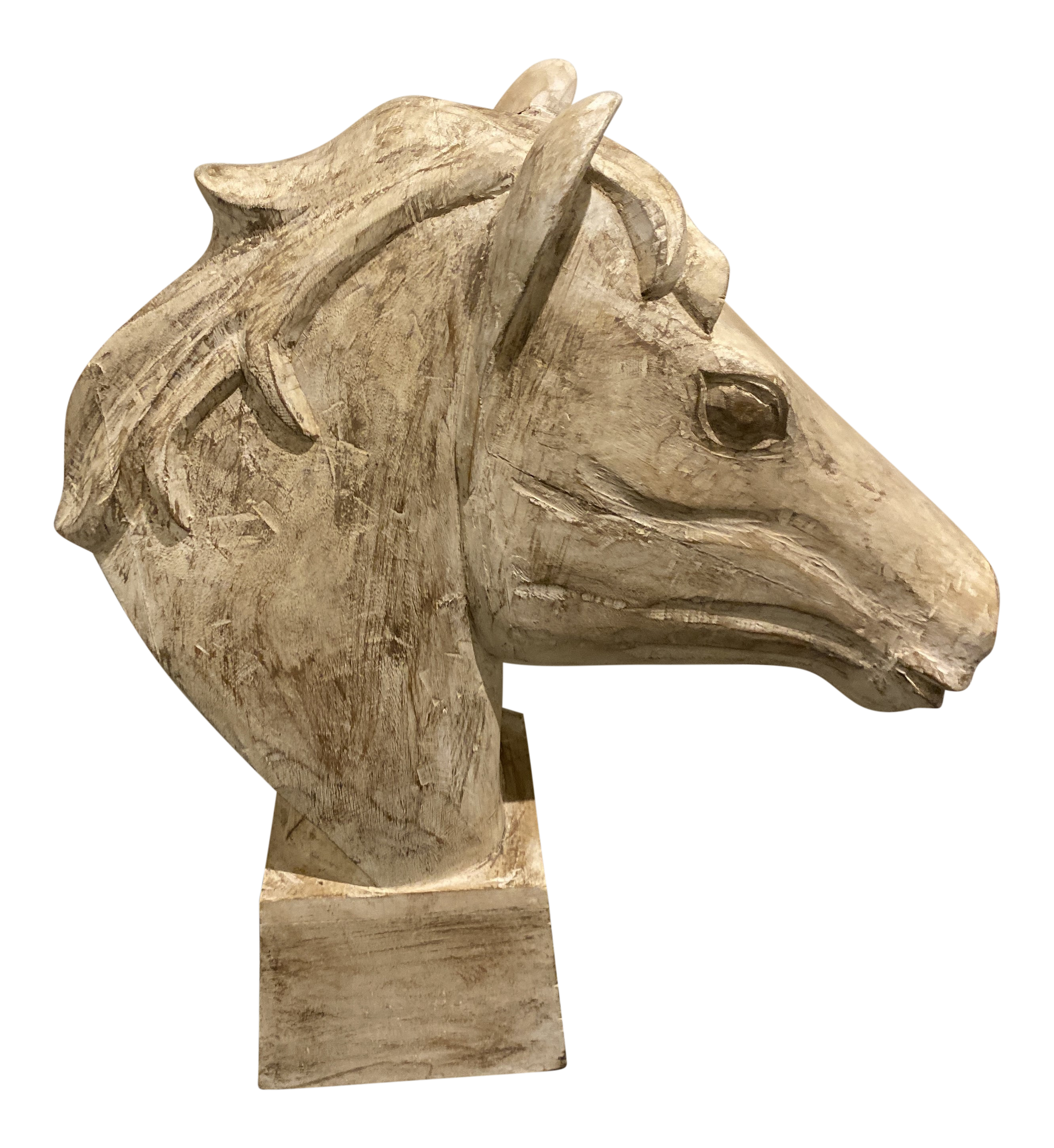 vintage wooden horse