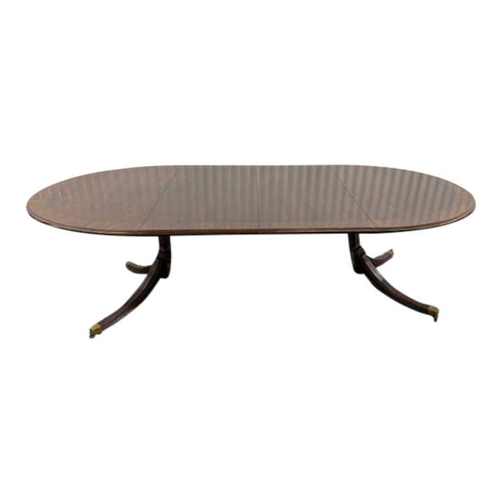 1980s Henredon Fine Furniture Dining Room Table Chairish