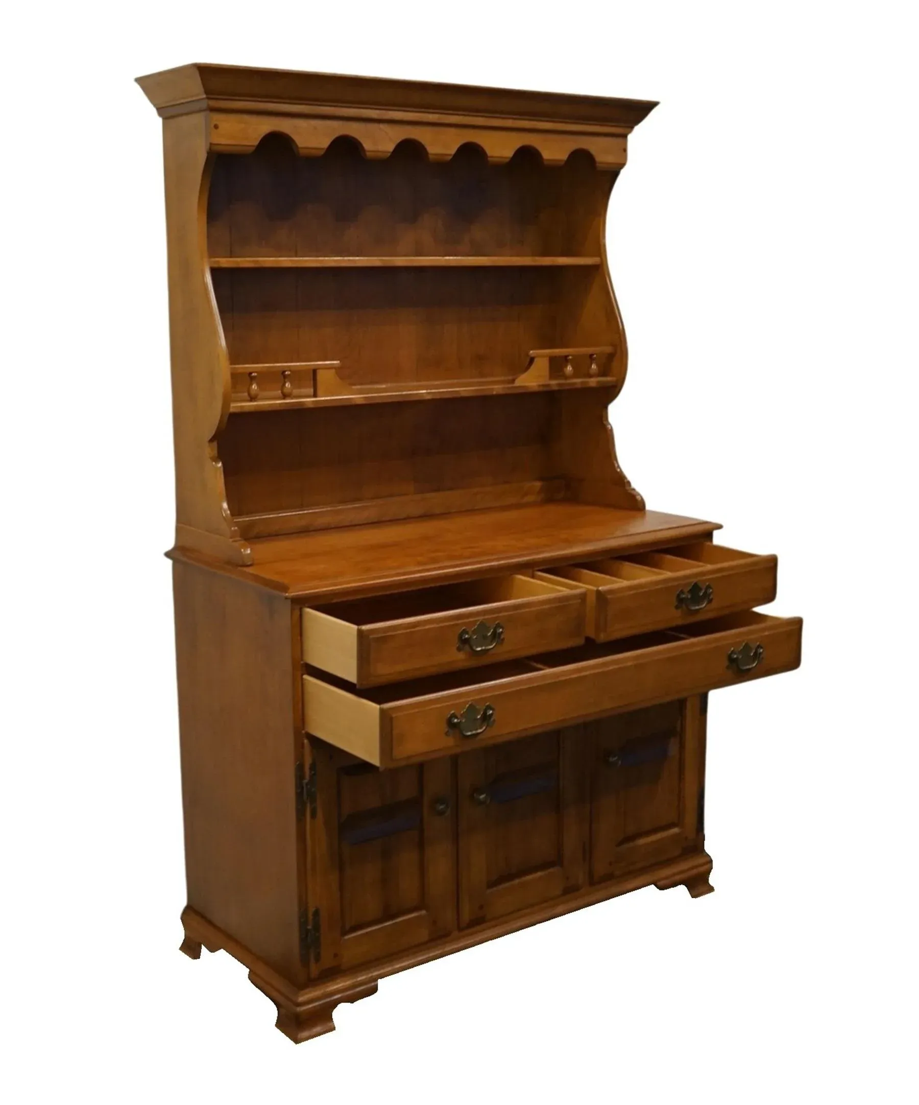 Temple Stuart Solid Hard Rock Maple Colonial Early American 44