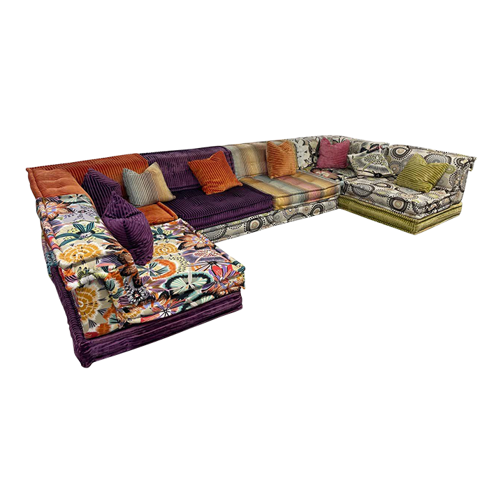 Vintage Roche Bobois Mah Jong Missoni Sofa Chairish