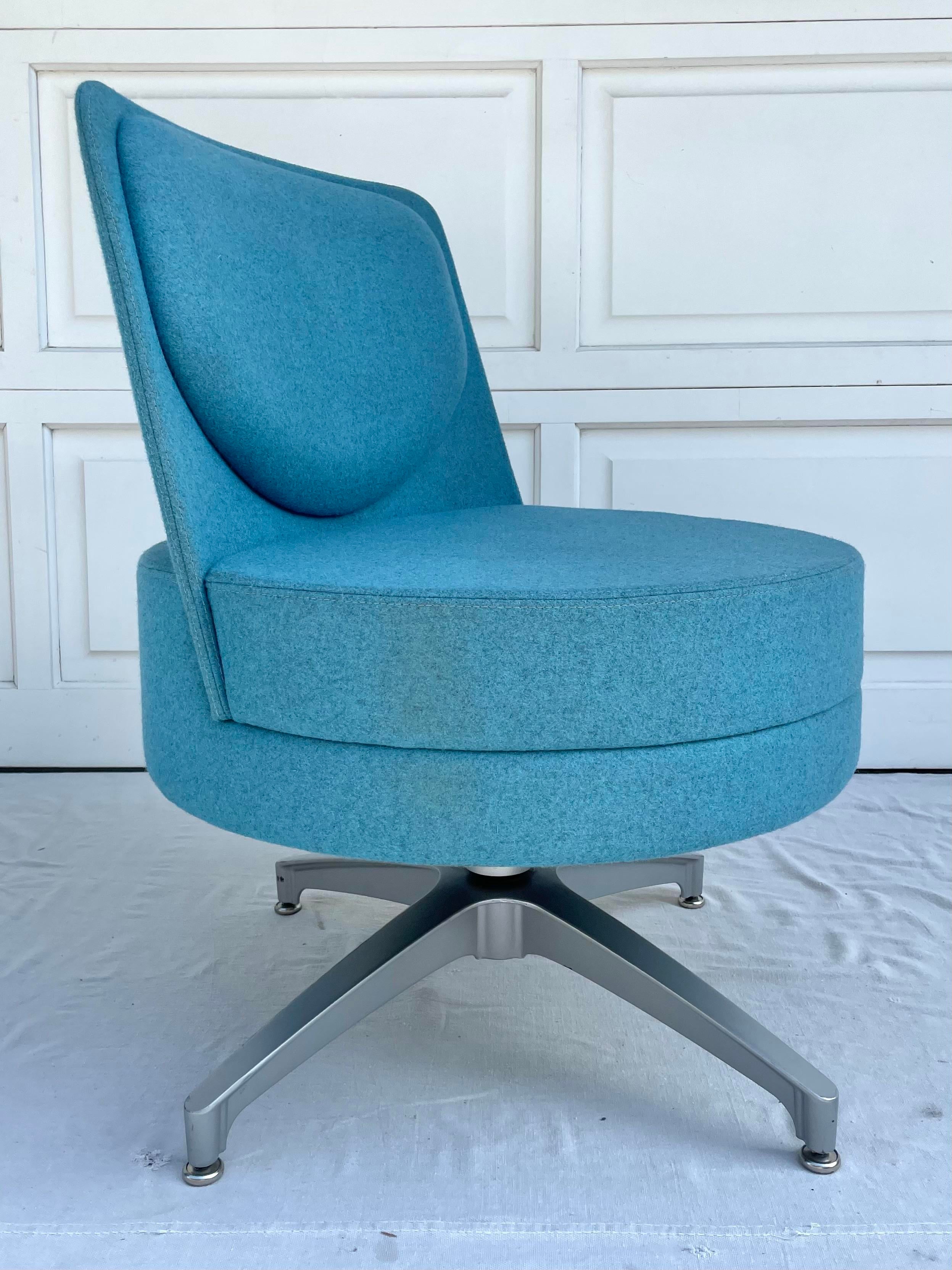 Blue Steelcase Coalesse