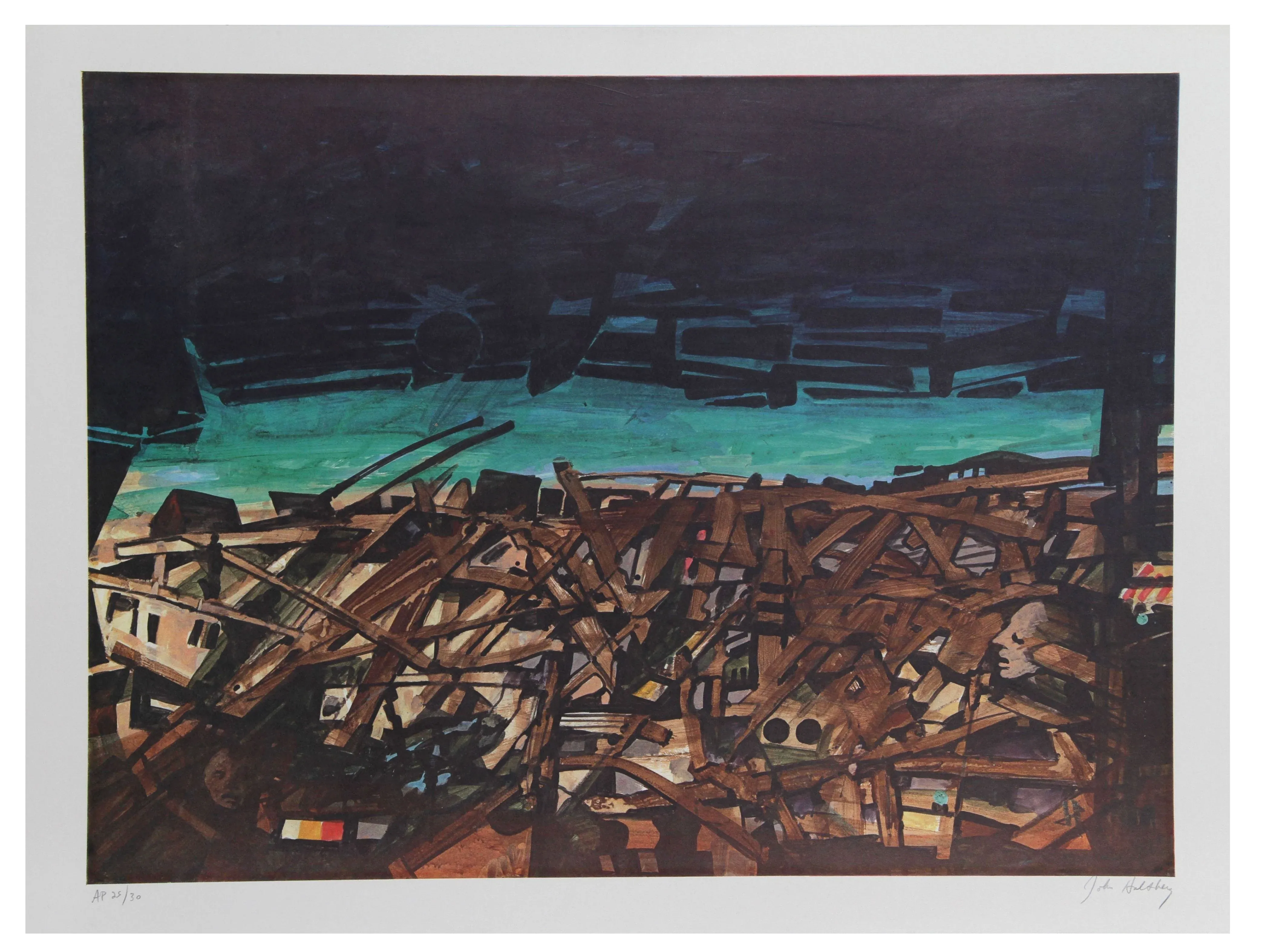 John Hultberg Guatemala Lithograph
