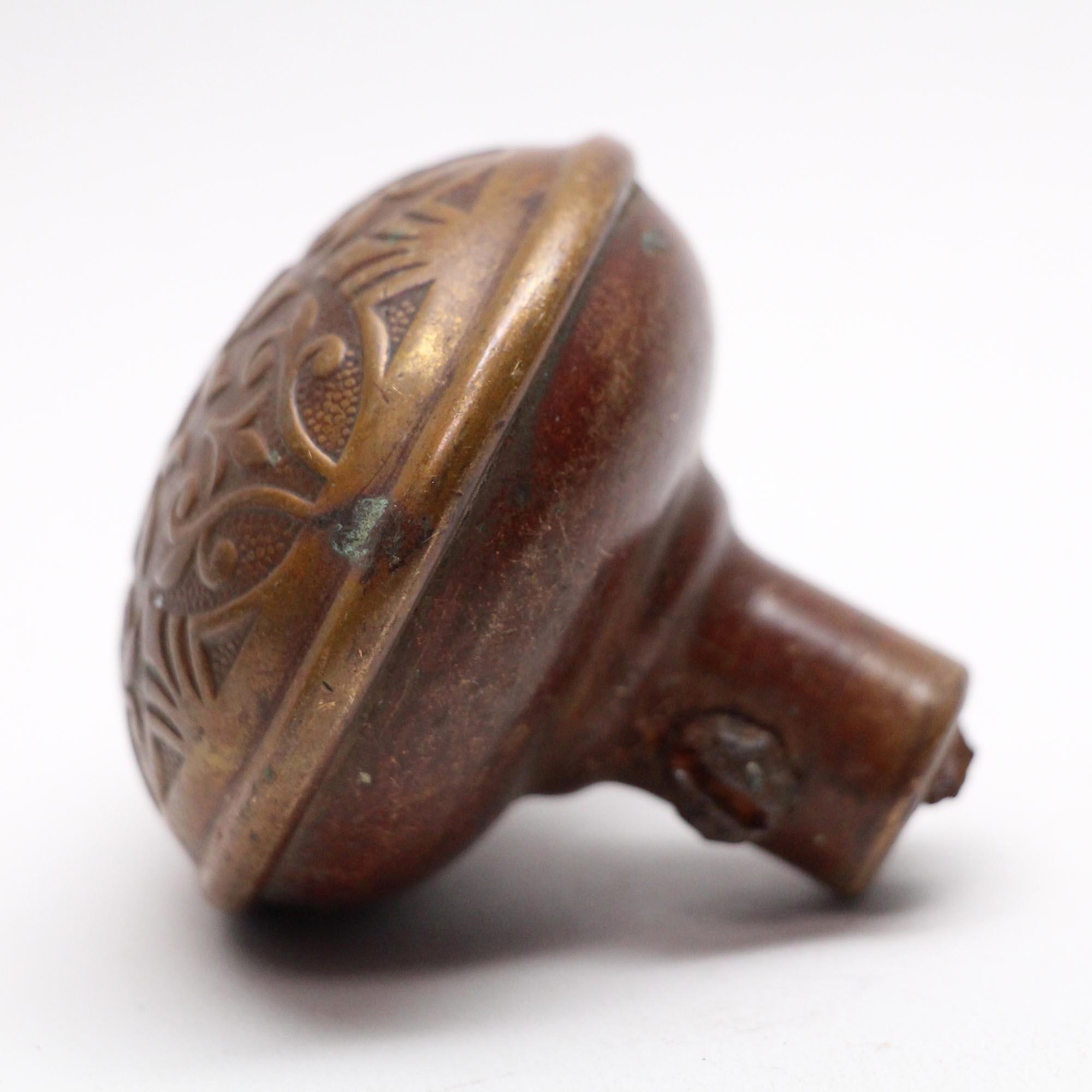 Antique Brass Lockwood Vernacular Door Knob