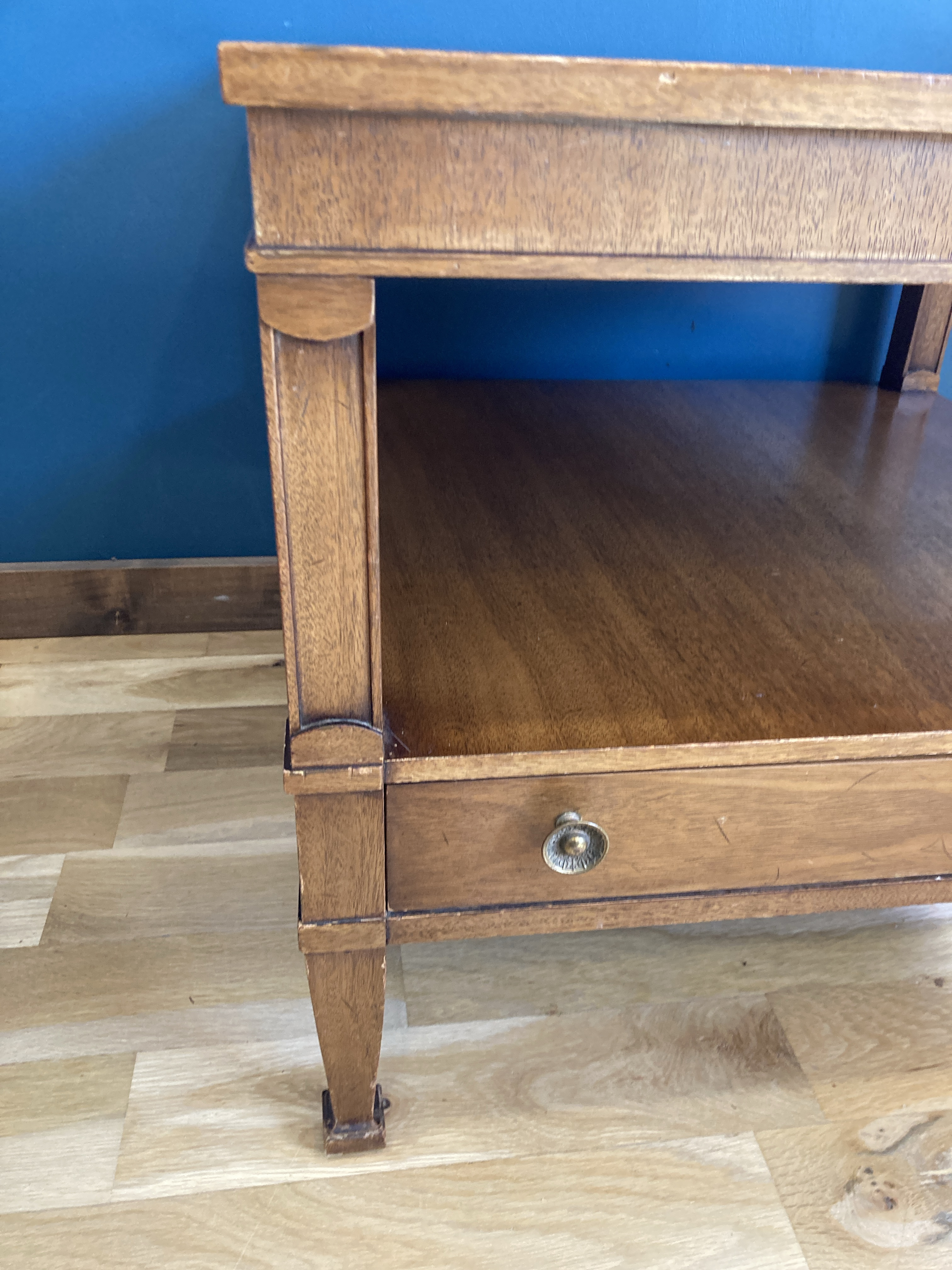 Midcentury Drexel Triune Side Table With Drawer | Chairish