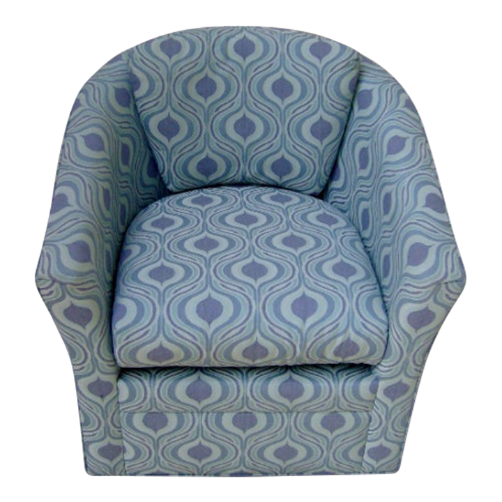 1970s Swivel Club Accent Chair by Younger Furniture Company Chairish