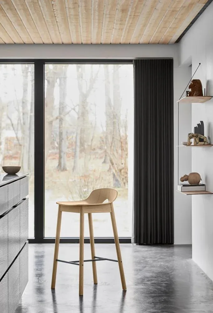 White Oak Mono Counter Chair by Kasper Nyman