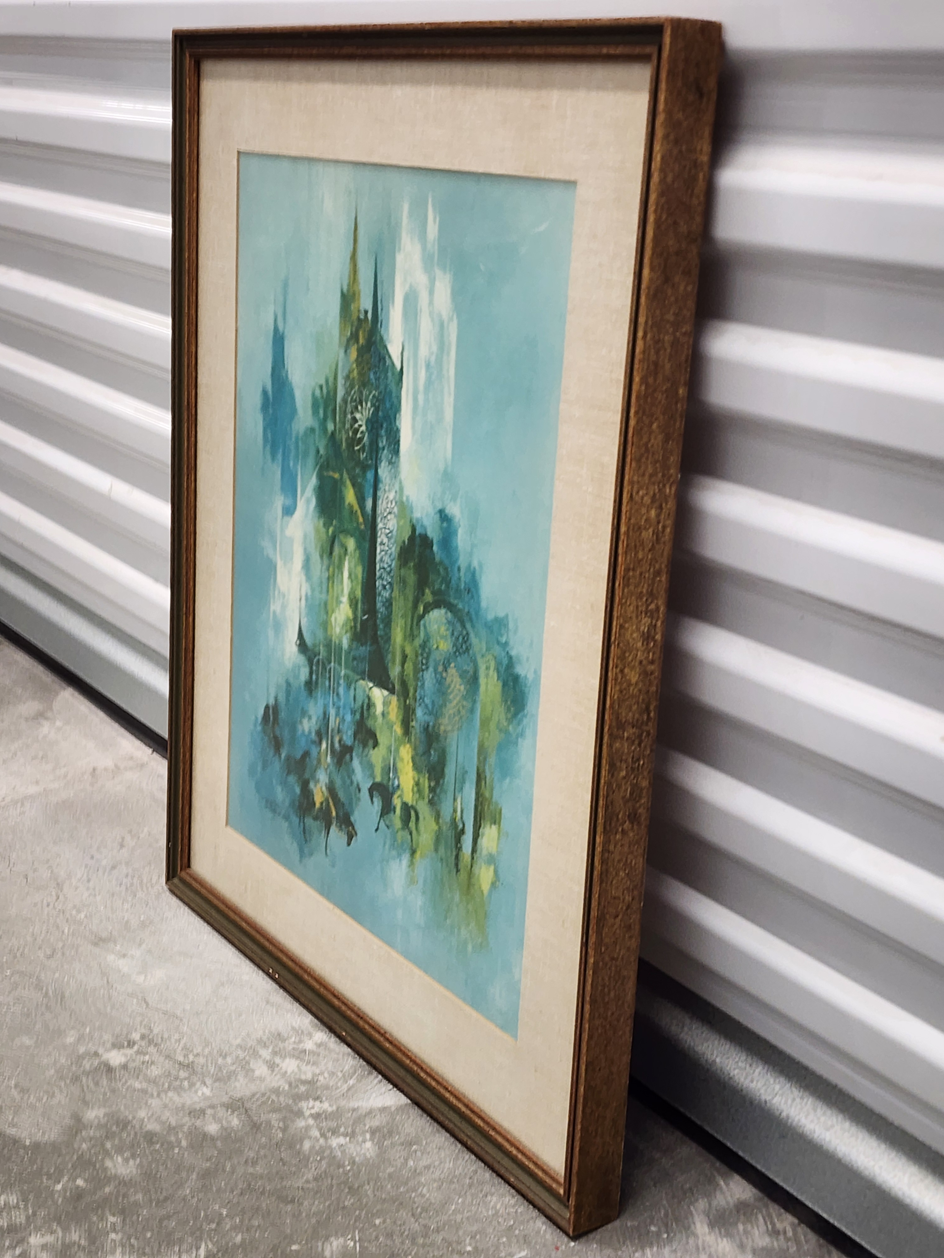 Frans van LamsweerdeThe Tournament リトグラフ Mid Century Modern Framed Print 