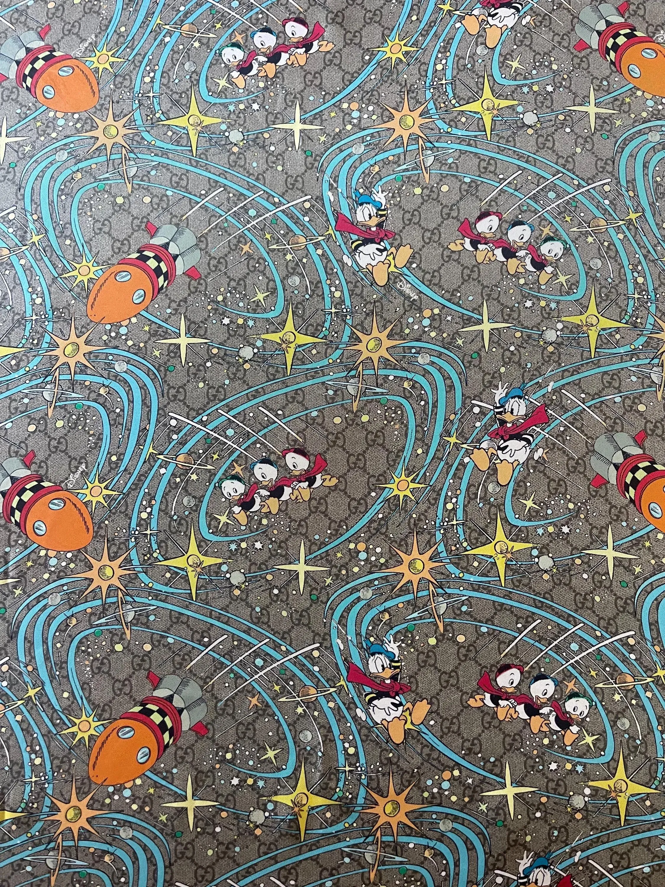 Gucci X Disney Limited Edition Silk Scarf | Chairish