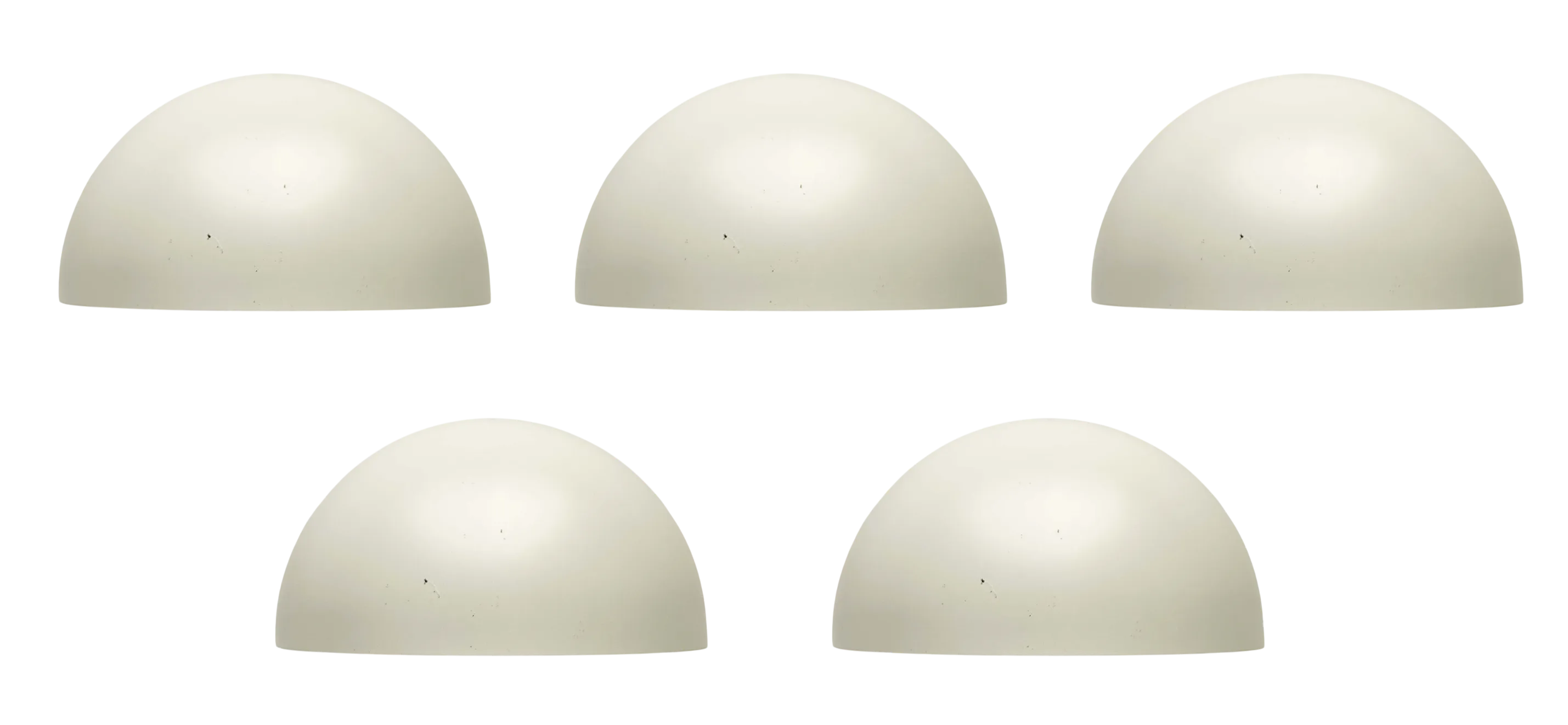 Mid-Century Modern Danish Minimalist Model 4011 Downlight Wall Lamps from Focus, 1960s, Set of 5