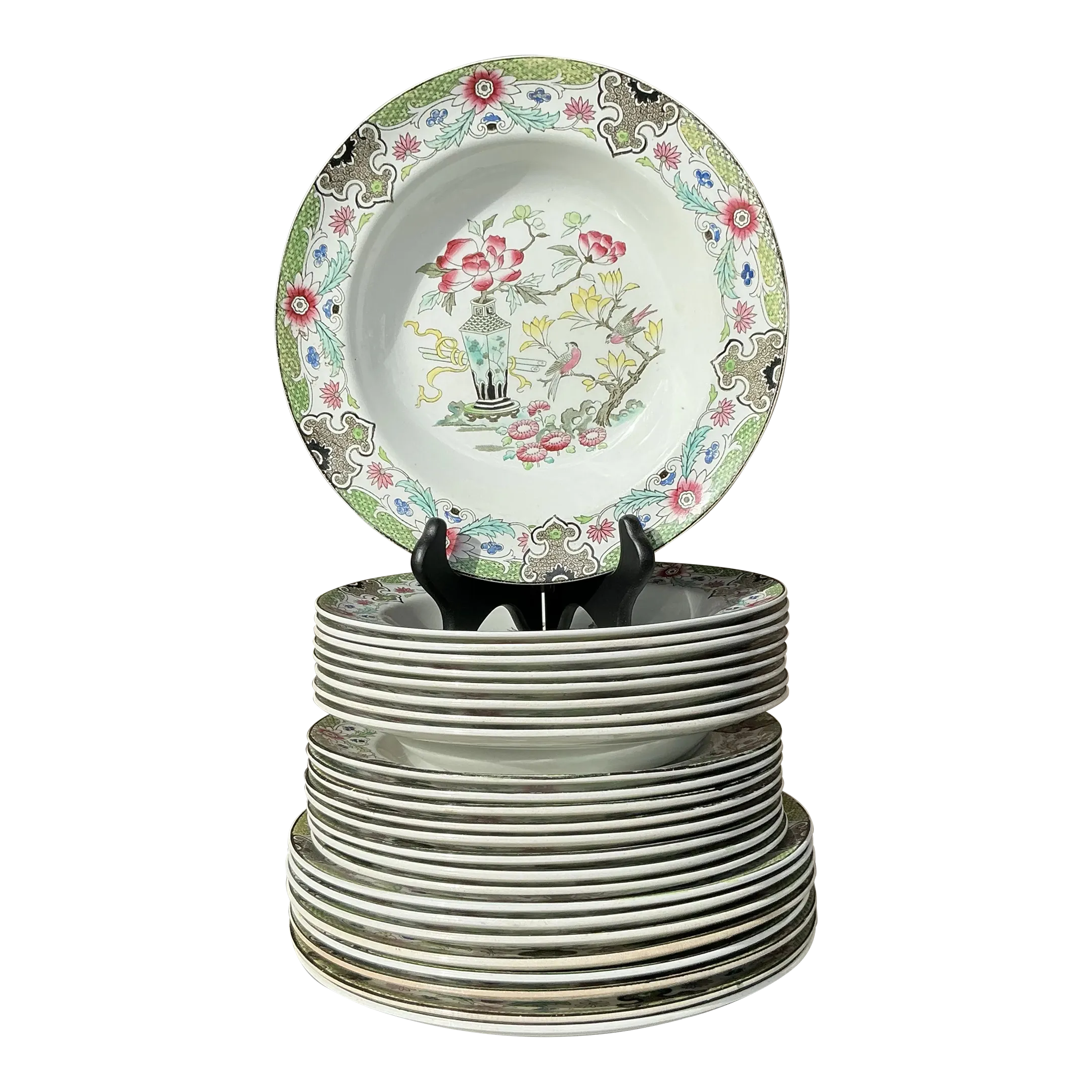 Vintage Regency Masons “Mandarin” English China for 8- 24 Pieces