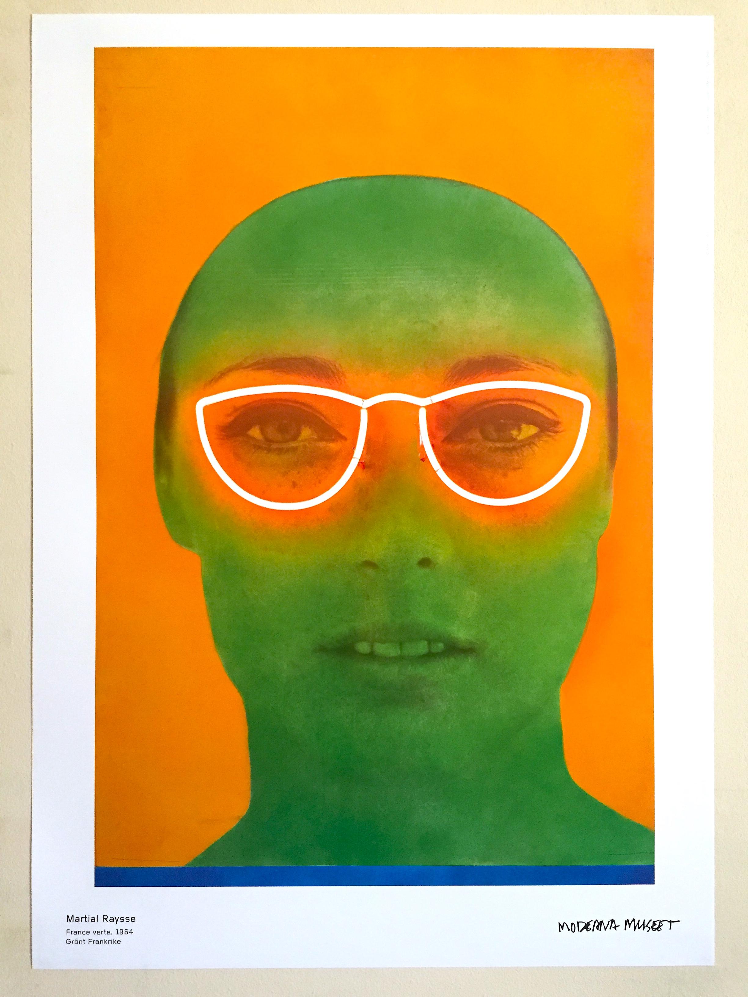 Martial Raysee Moderna Museet Stockholm Lithograph Print Pop