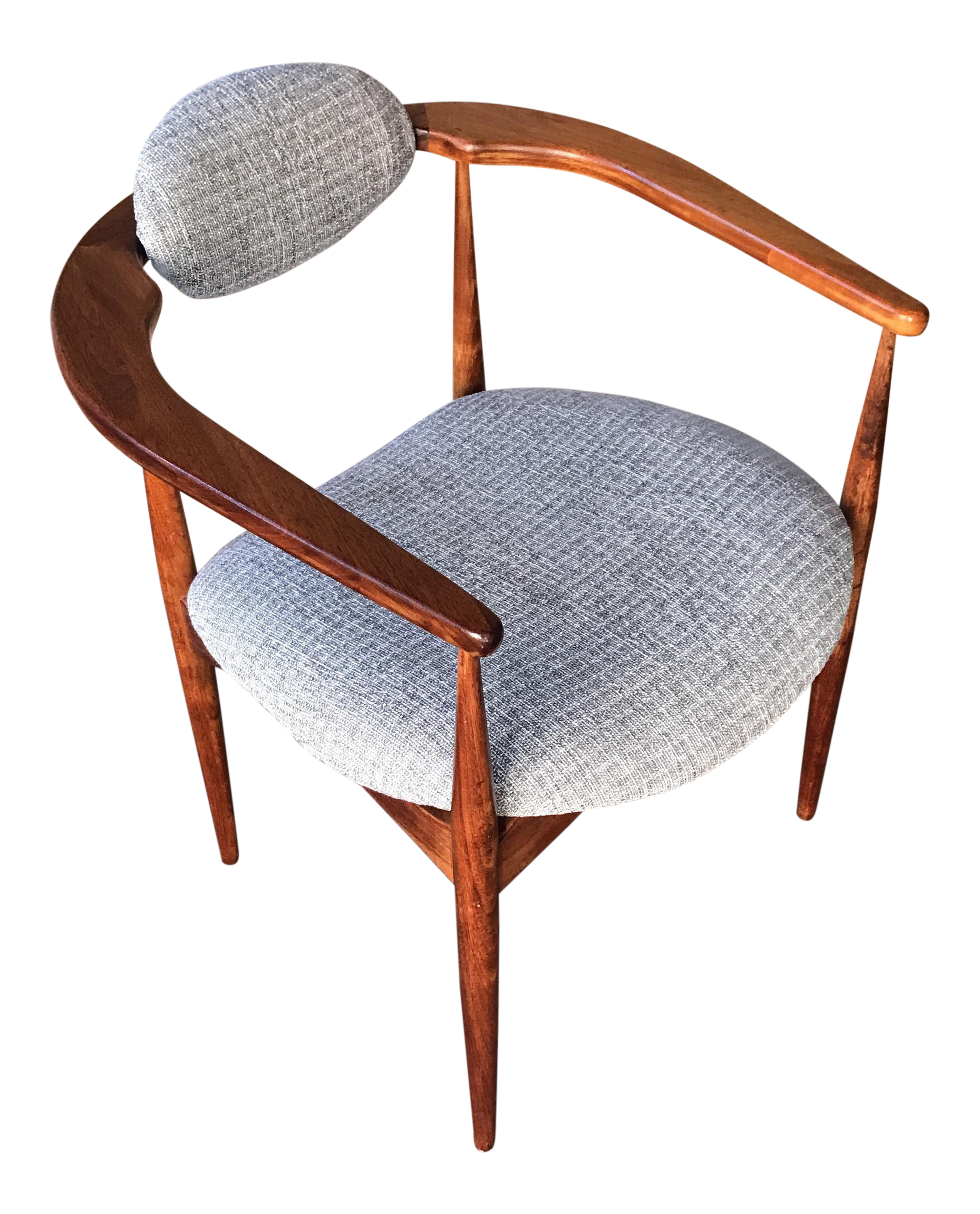 Vintage Mid-Century Modern Arm Chair | Chairish