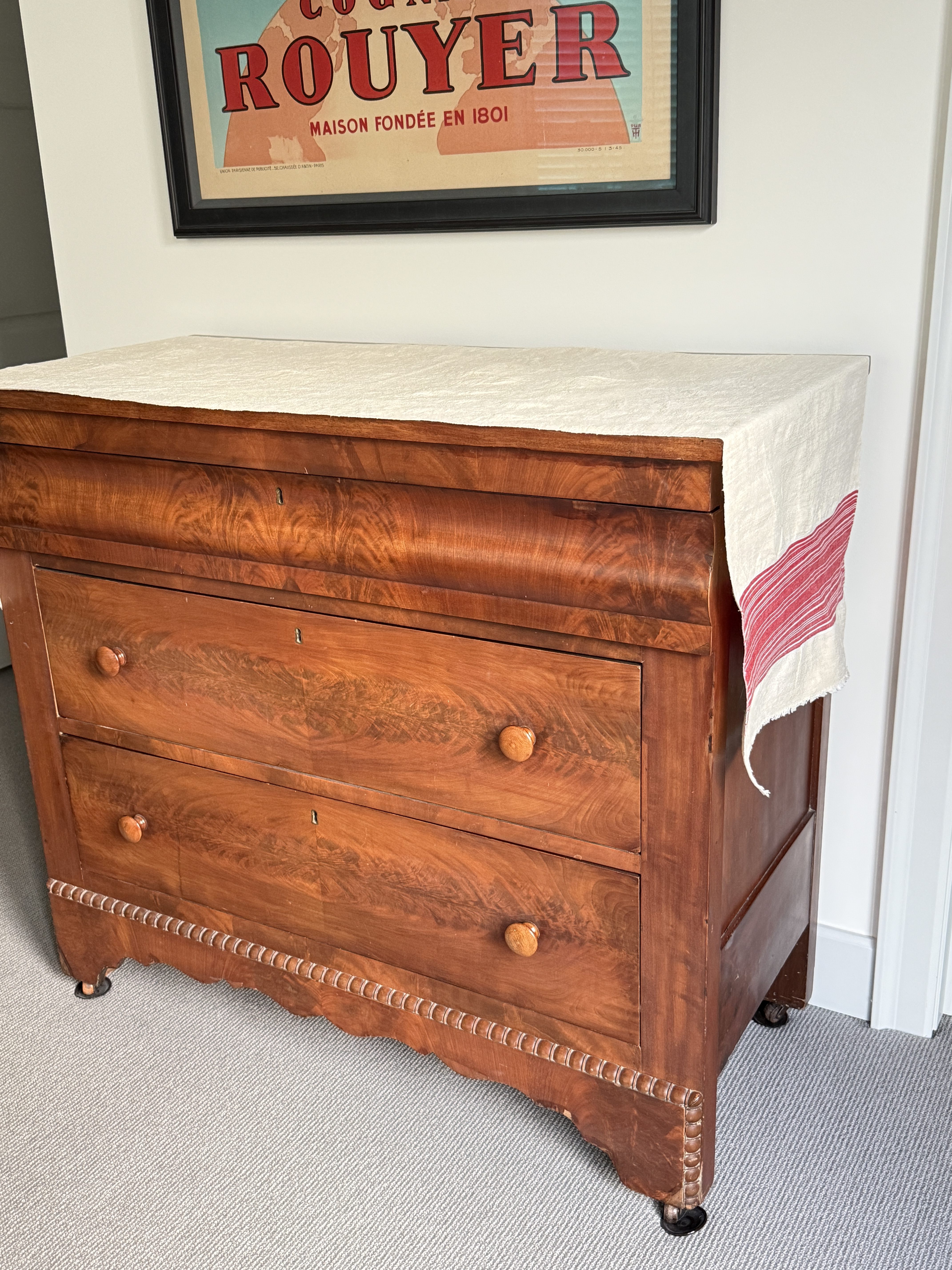 dresser runner Heirloom quality table or scarf, hand stitched on 100% linen  ONLY EMBROIDERY wedding events yuboo Pink Table Runner 48