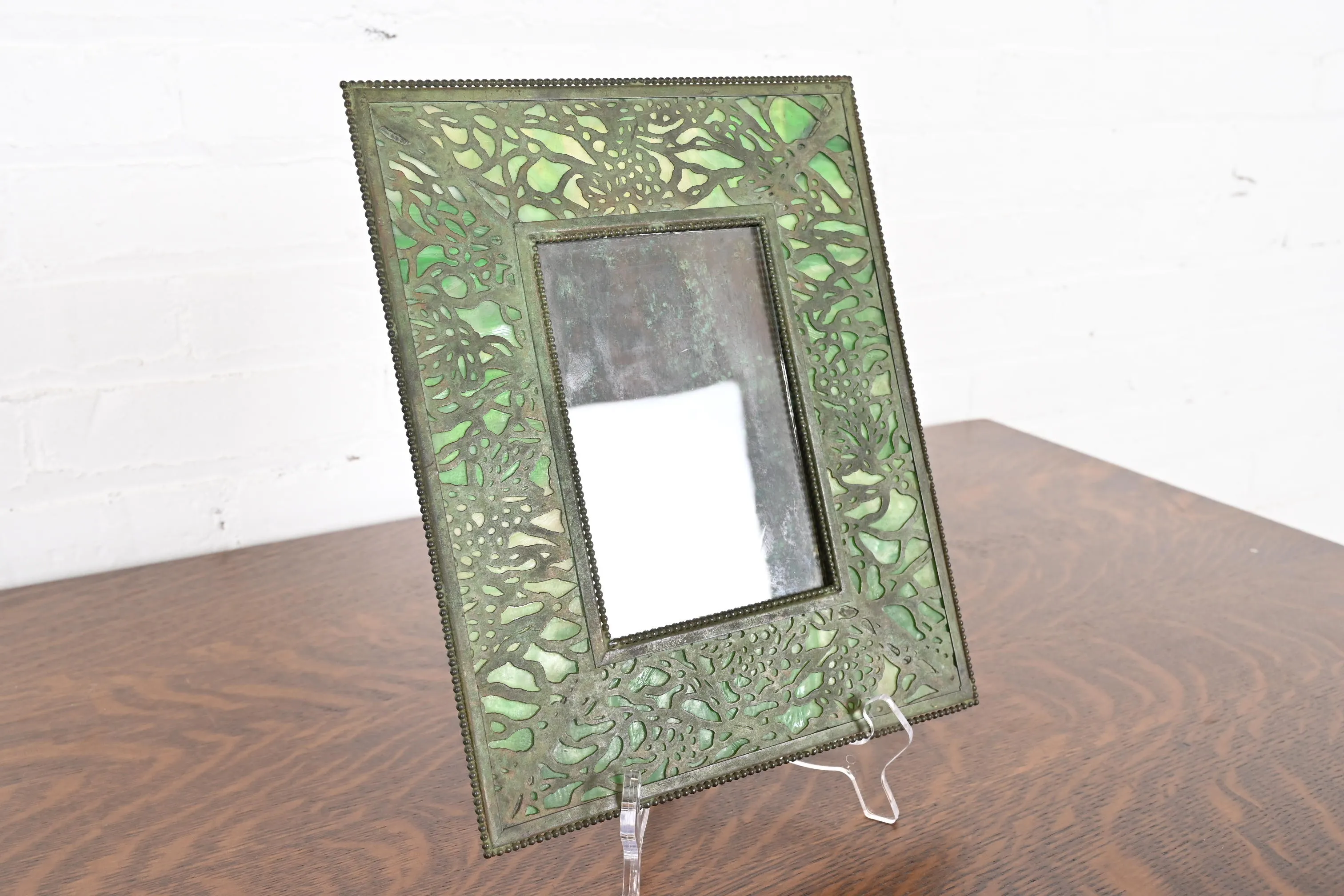 Tiffany　PHOTOFRAME　　ANTIQUE Tiffany and Co. Antique Sterling Picture Frame with Pearls